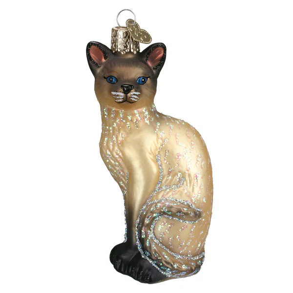 Tan Siamese Cat Ornament - Image 3