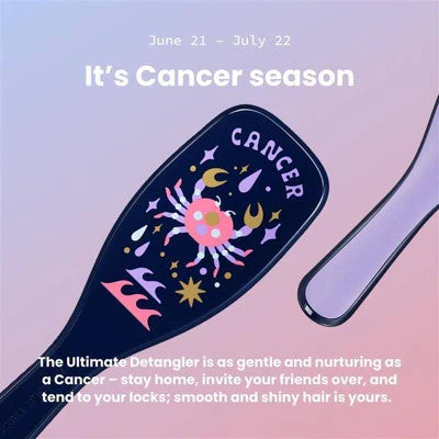 Tangle Teezer Ultimate Detangler Hair Brush Zodiac Cancer Blue - Image 3