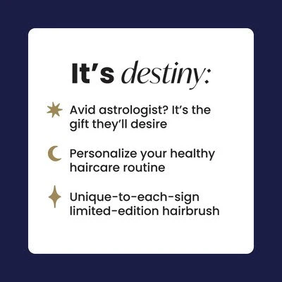 Tangle Teezer Ultimate Detangler Hair Brush Zodiac Cancer Blue - Image 4
