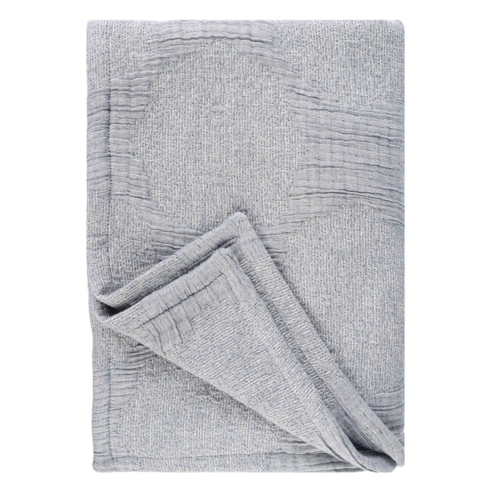 Tanta Cotton Medium Weight Textured Modern Circles Woven Coverlet - Image 43