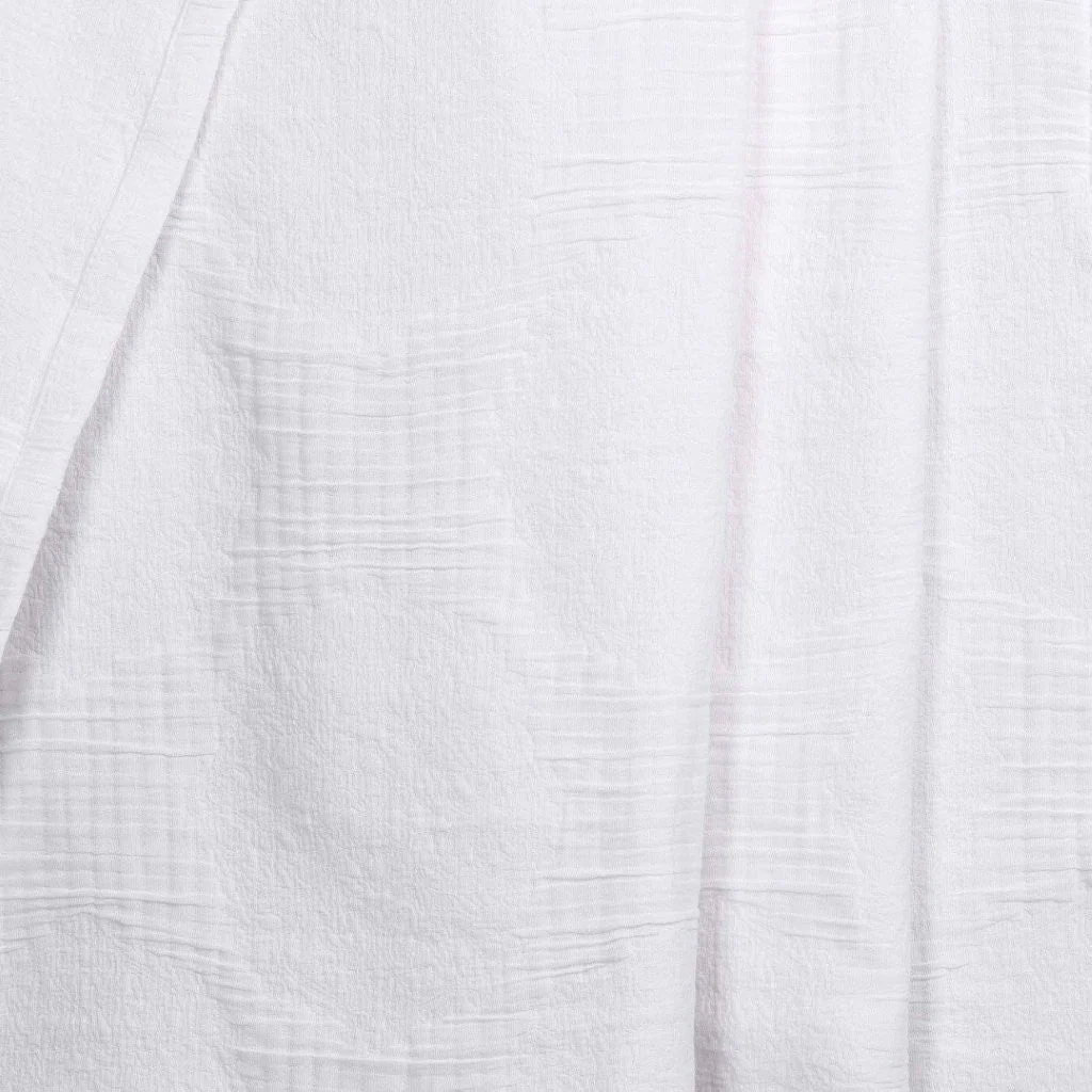 Tanta Cotton Medium Weight Textured Modern Circles Woven Coverlet - Image 64