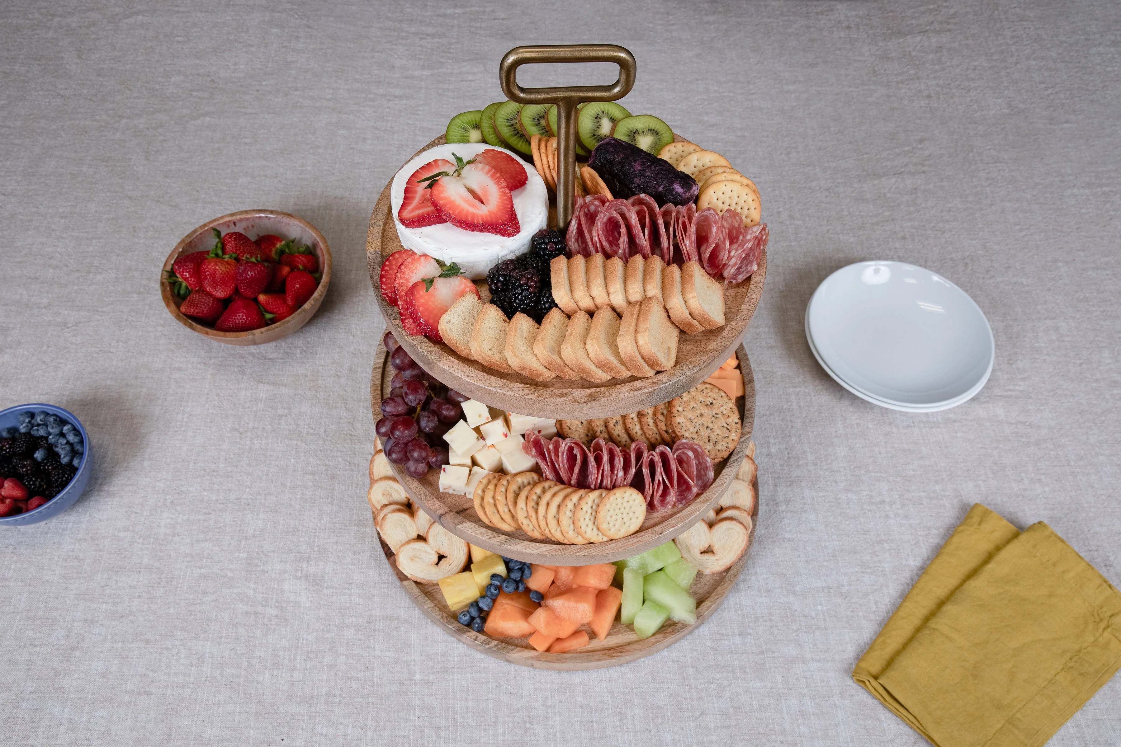 Tapas 3 Tier Serving Tray - Image 2