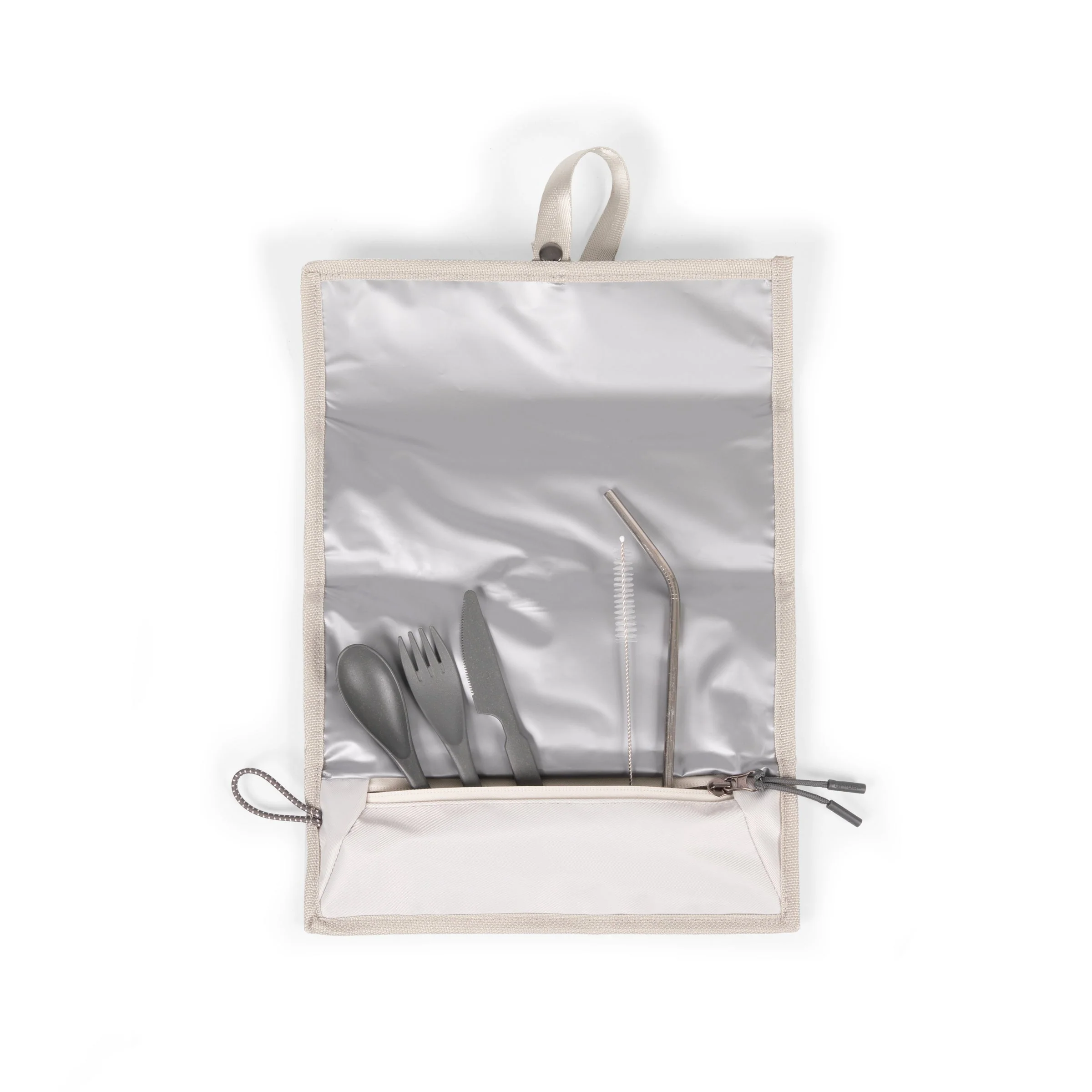 Tarana Recycled Lunch Bag Cooler with Utensils - Image 12