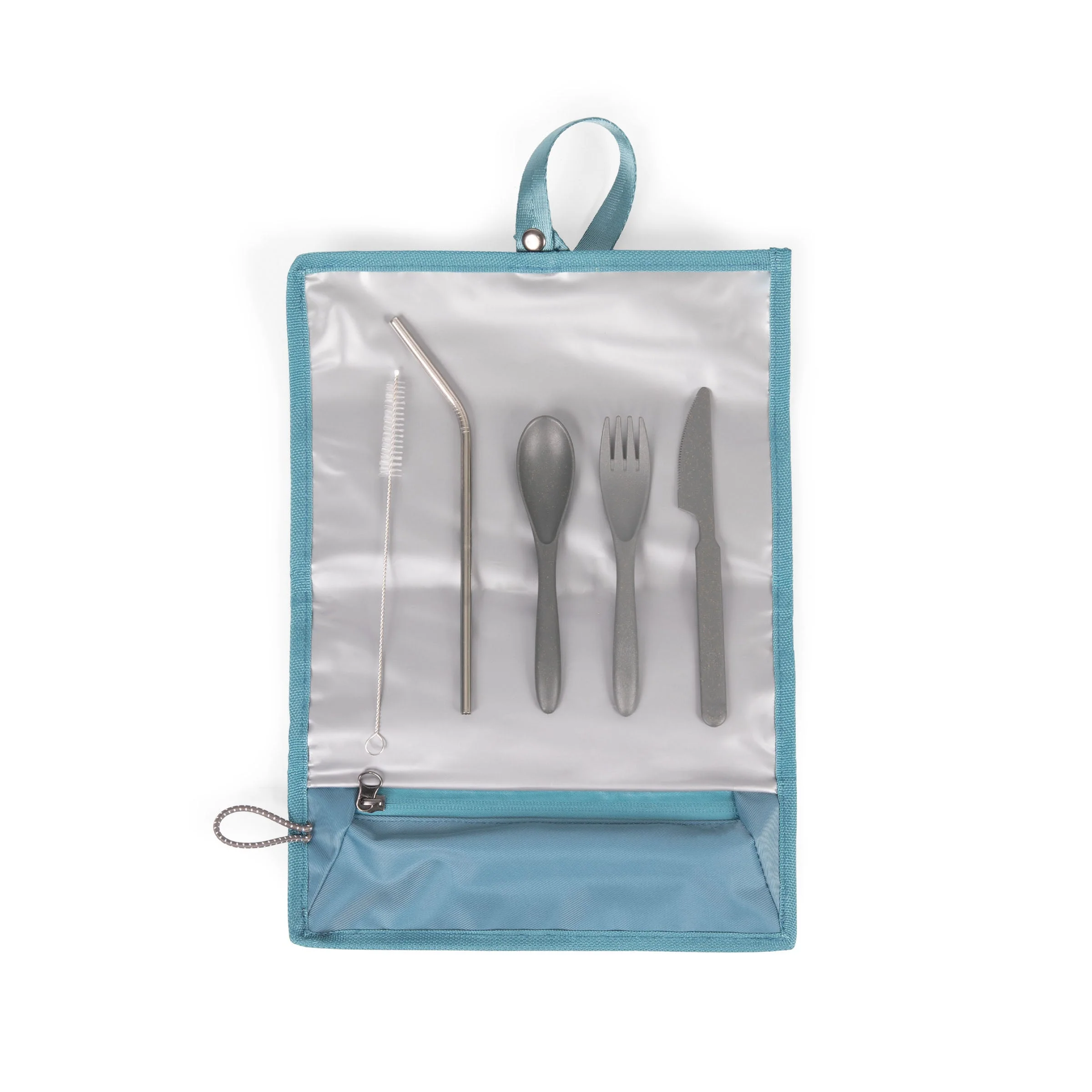 Tarana Recycled Lunch Bag Cooler with Utensils - Image 43