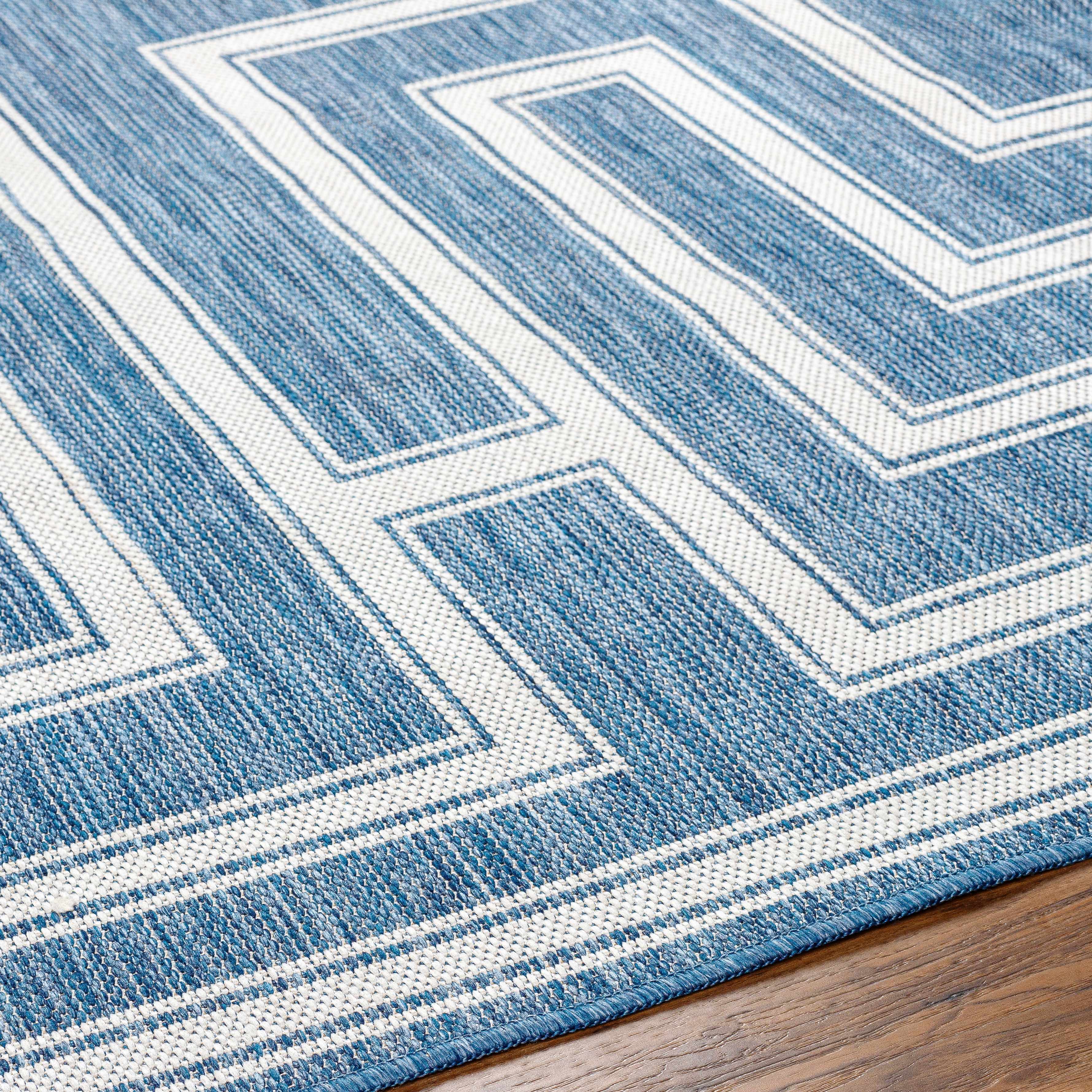 Taro Blue Area Rug - Clearance - Image 5