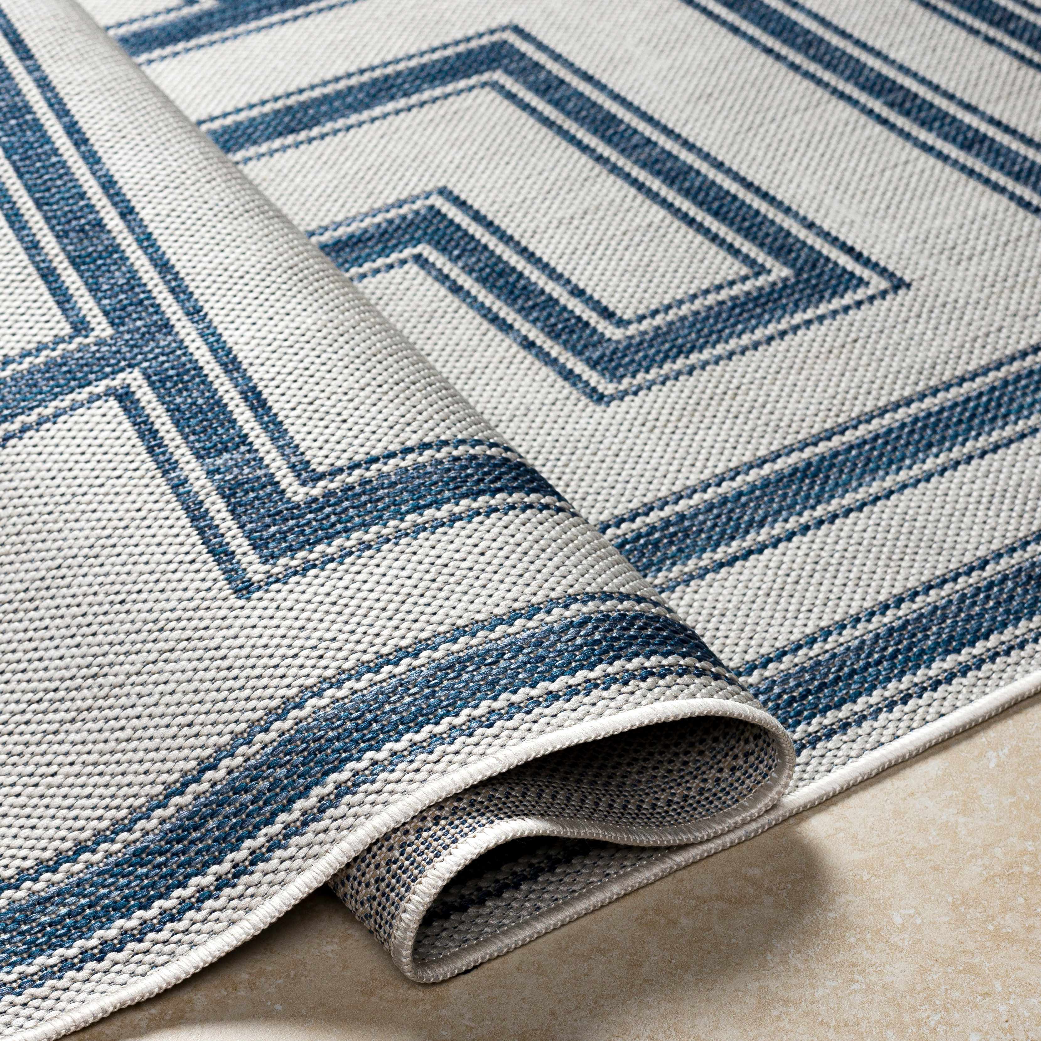 Taro Blue & Gray Area Rug - Clearance - Image 4