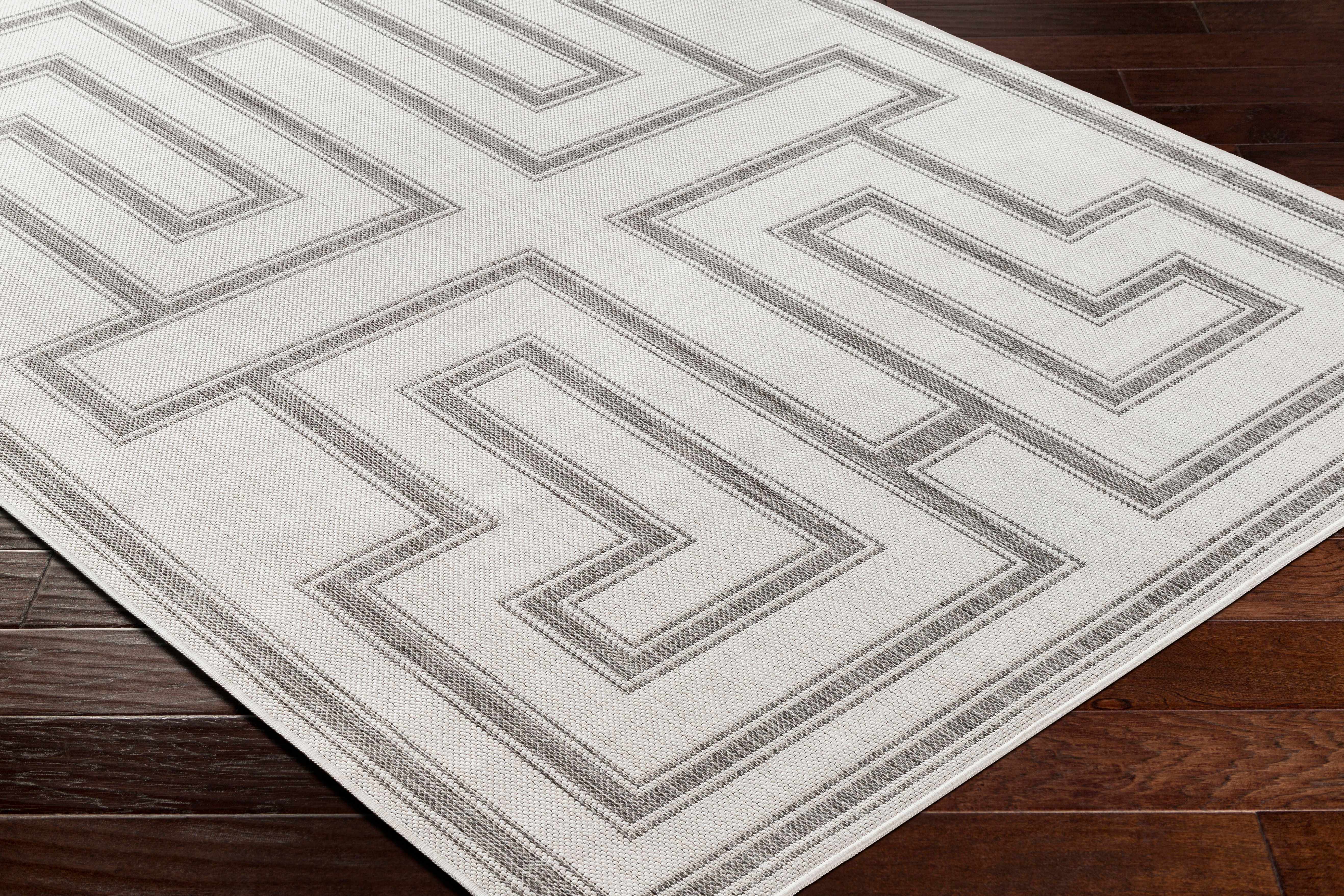 Taro Light Gray Area Rug - Clearance - Image 4