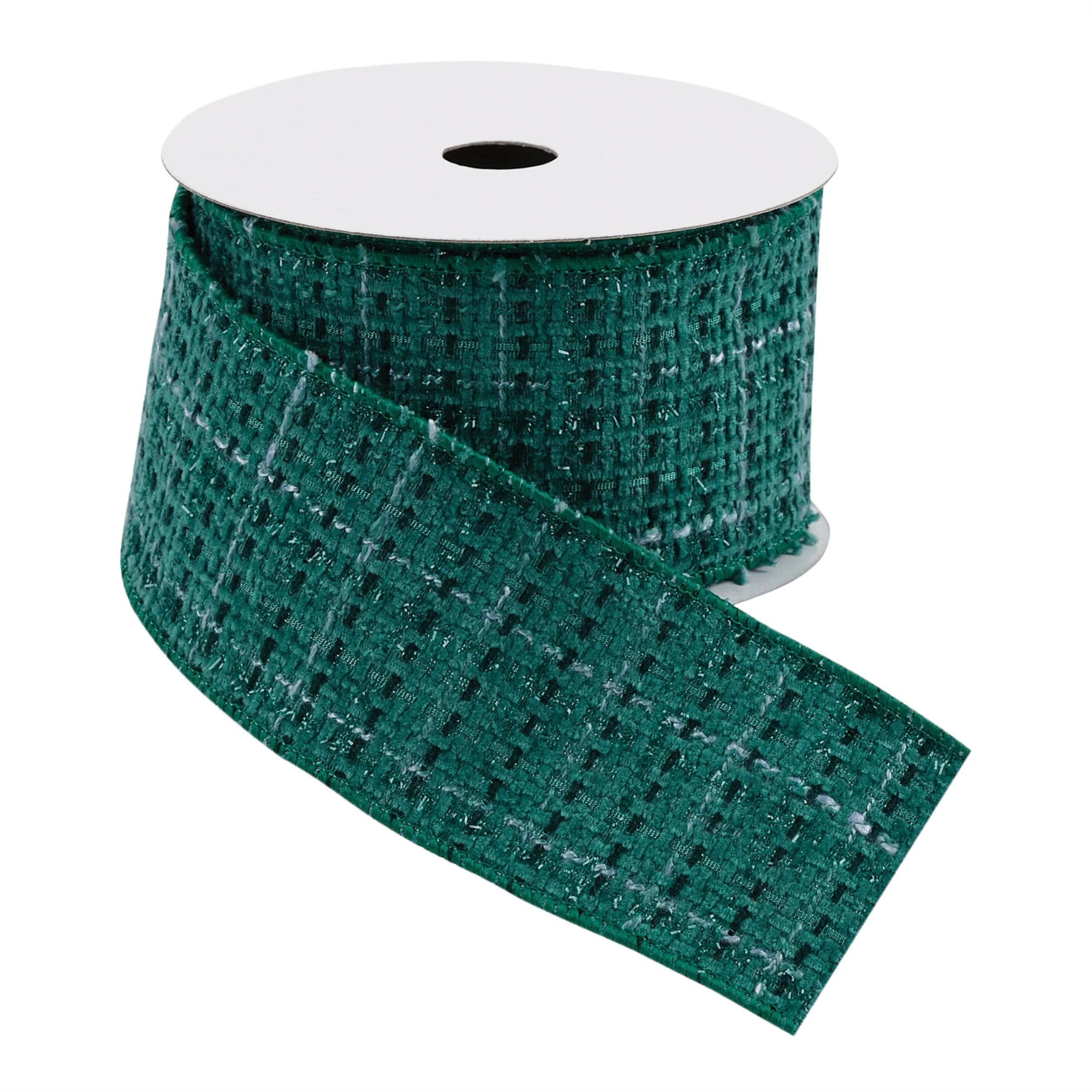 Tattersall Plaid Wired Ribbon 2.5" x 5 Yds. - Image 2