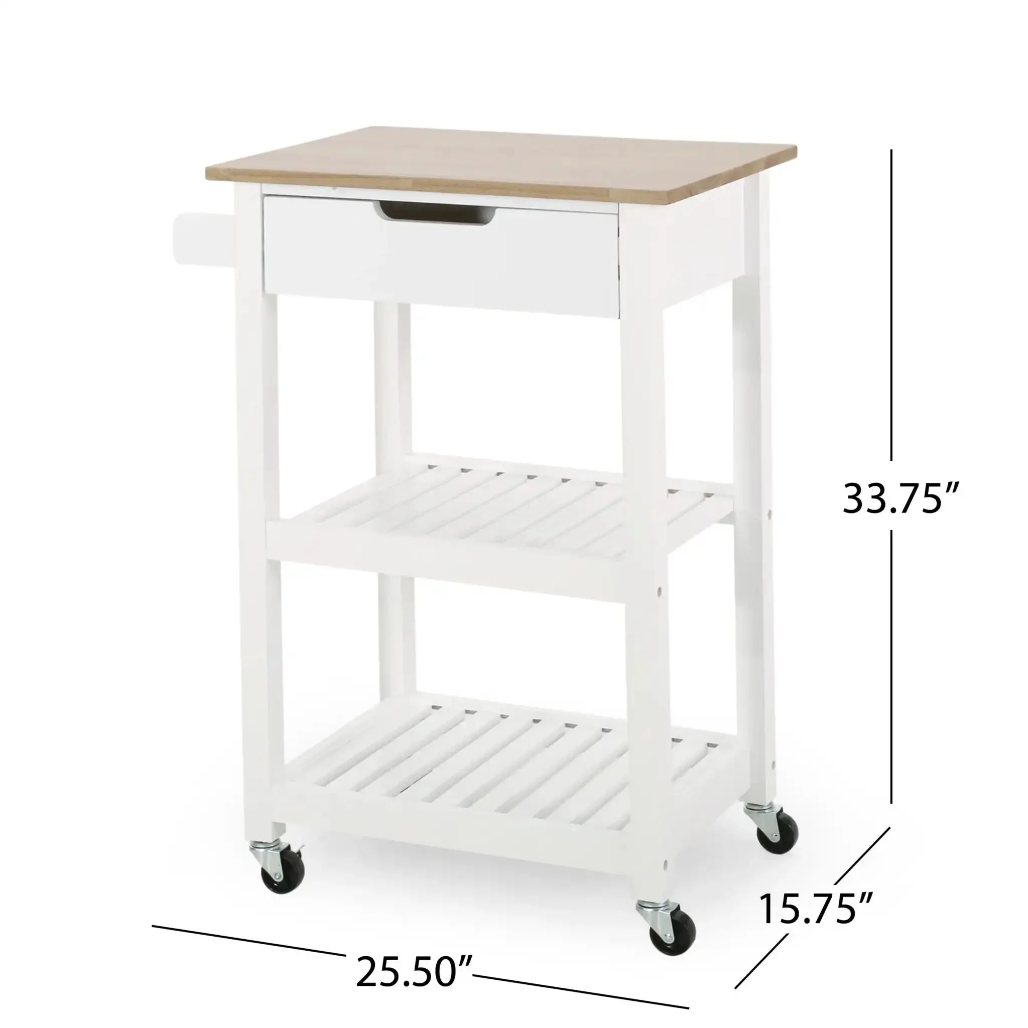 Tattnall - Kitchen Cart With Wheels - Image 3