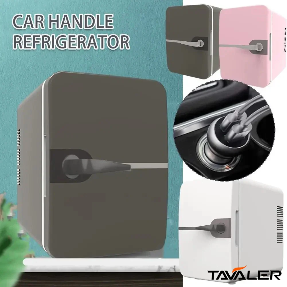 TAVALER 6L Mini Fridge Car Refrigerator USB Cooling Heating for Skincare Drinks - Image 2