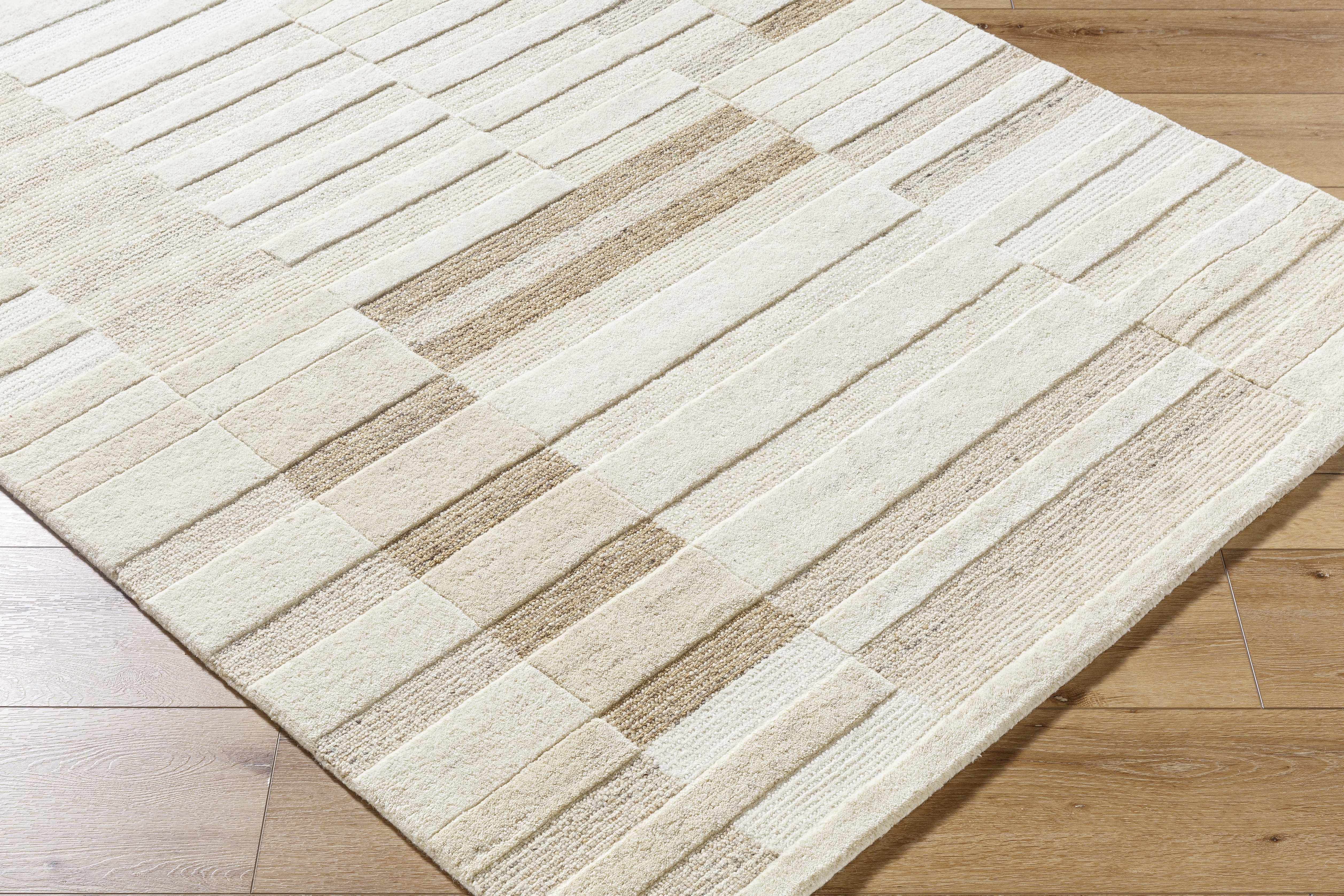 Tavia Broken-Striped Area Rug - Image 3