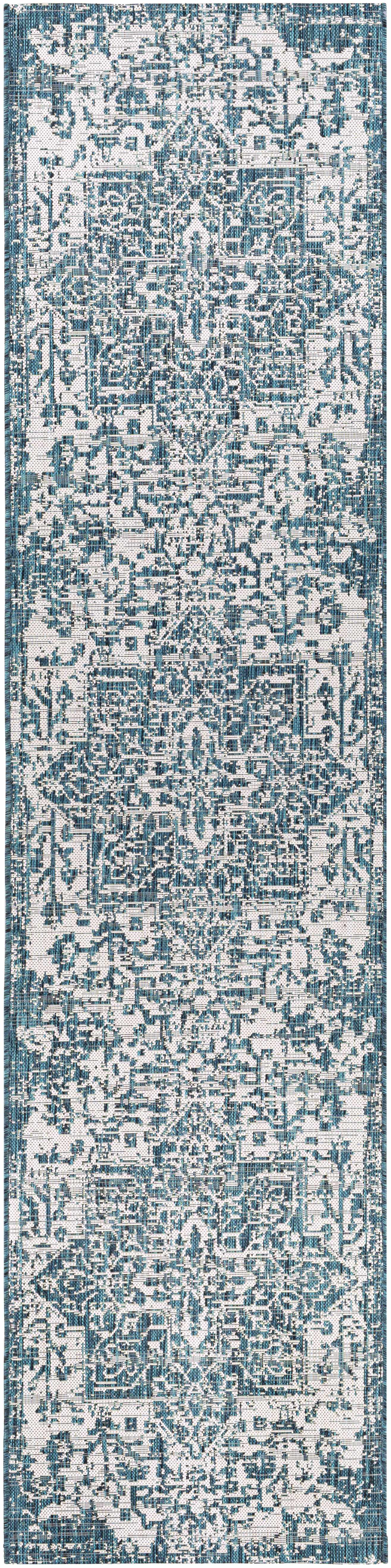 Teal Kilmacolm Indoor & Outdoor Area Rug - Clearance - Image 14