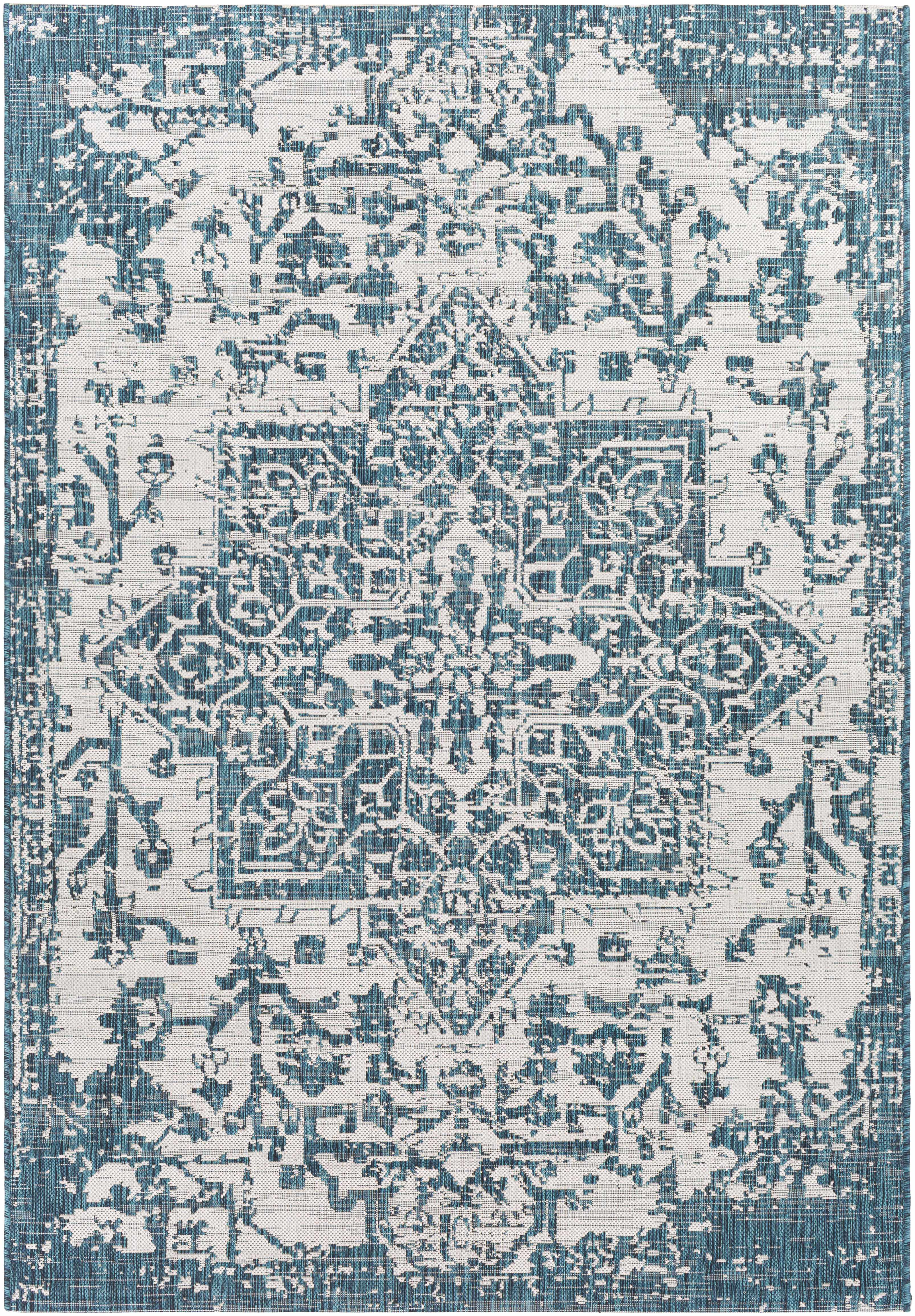 Teal Kilmacolm Indoor & Outdoor Area Rug - Clearance - Image 15