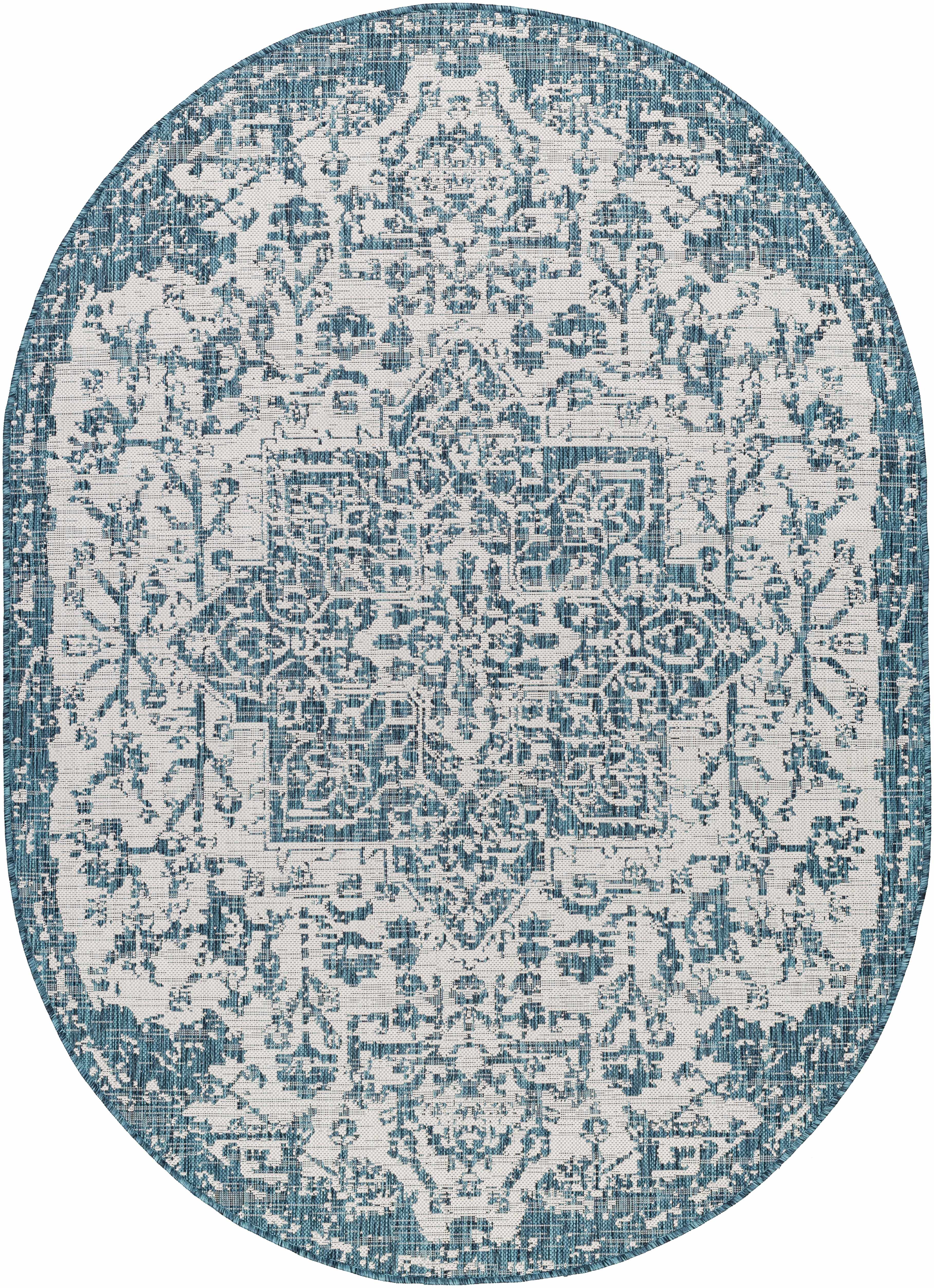 Teal Kilmacolm Indoor & Outdoor Area Rug - Clearance - Image 19