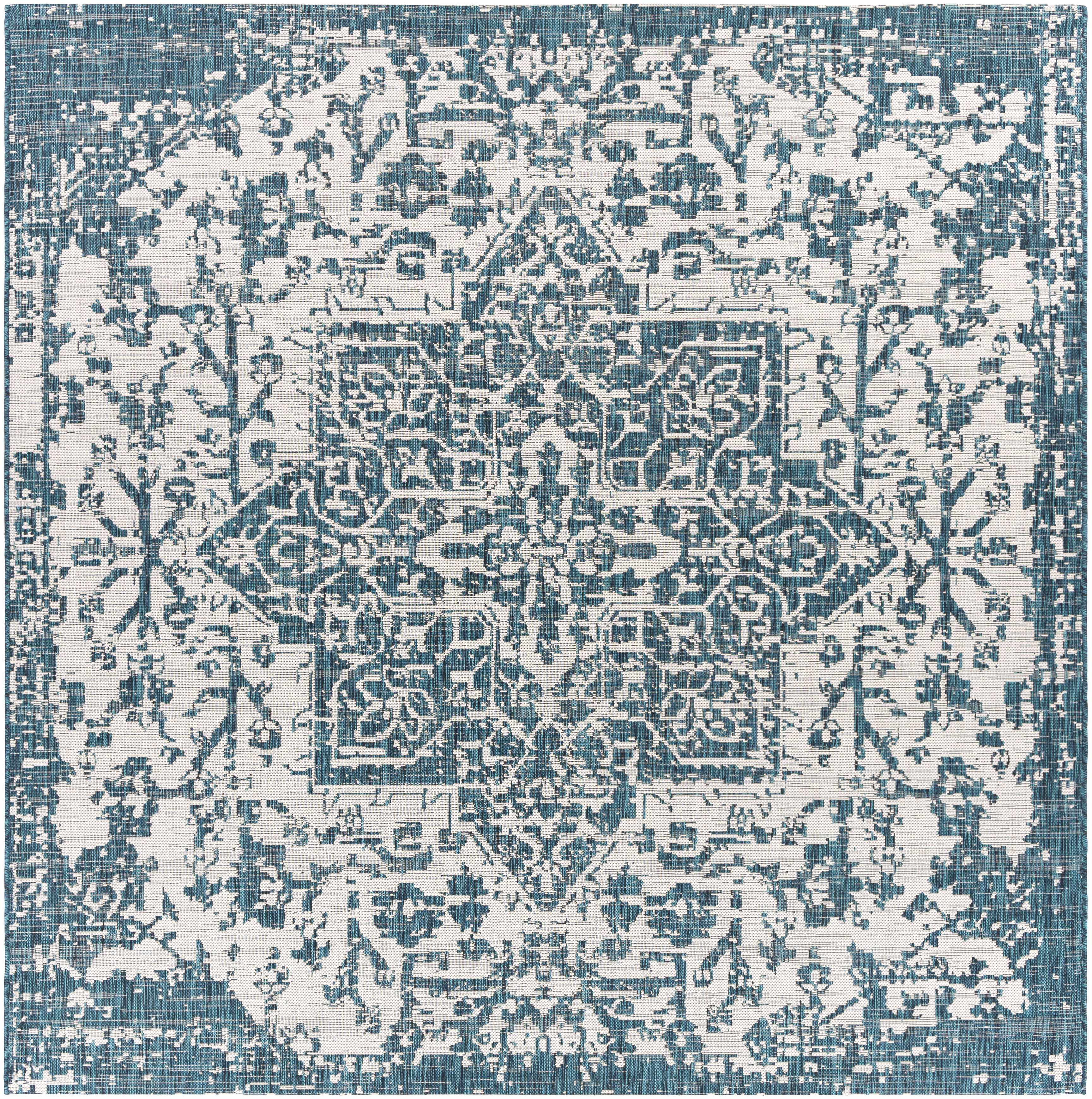 Teal Kilmacolm Indoor & Outdoor Area Rug - Clearance - Image 7