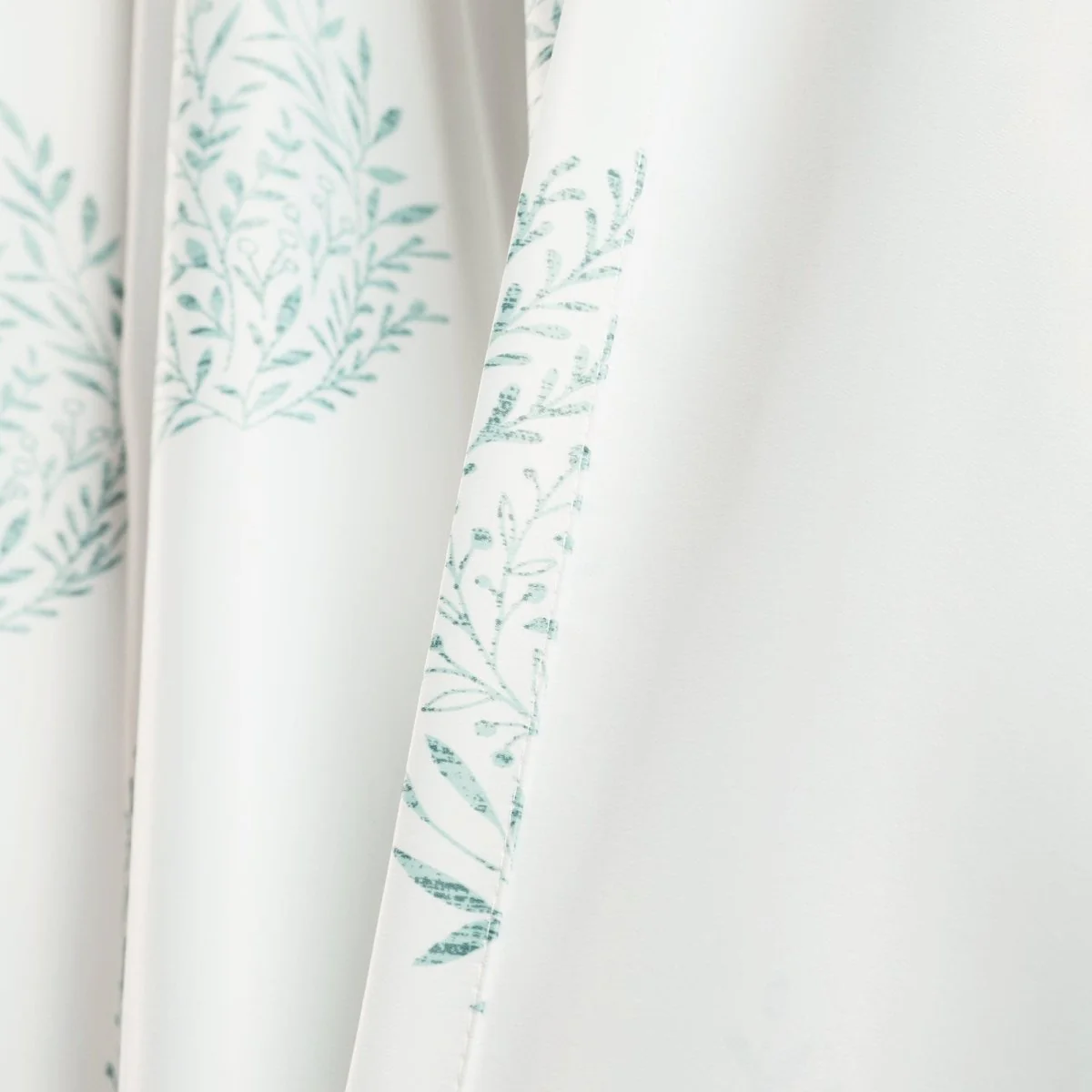 Teardrop Leaf Light Filtering Window Curtain Panel Set - Image 19