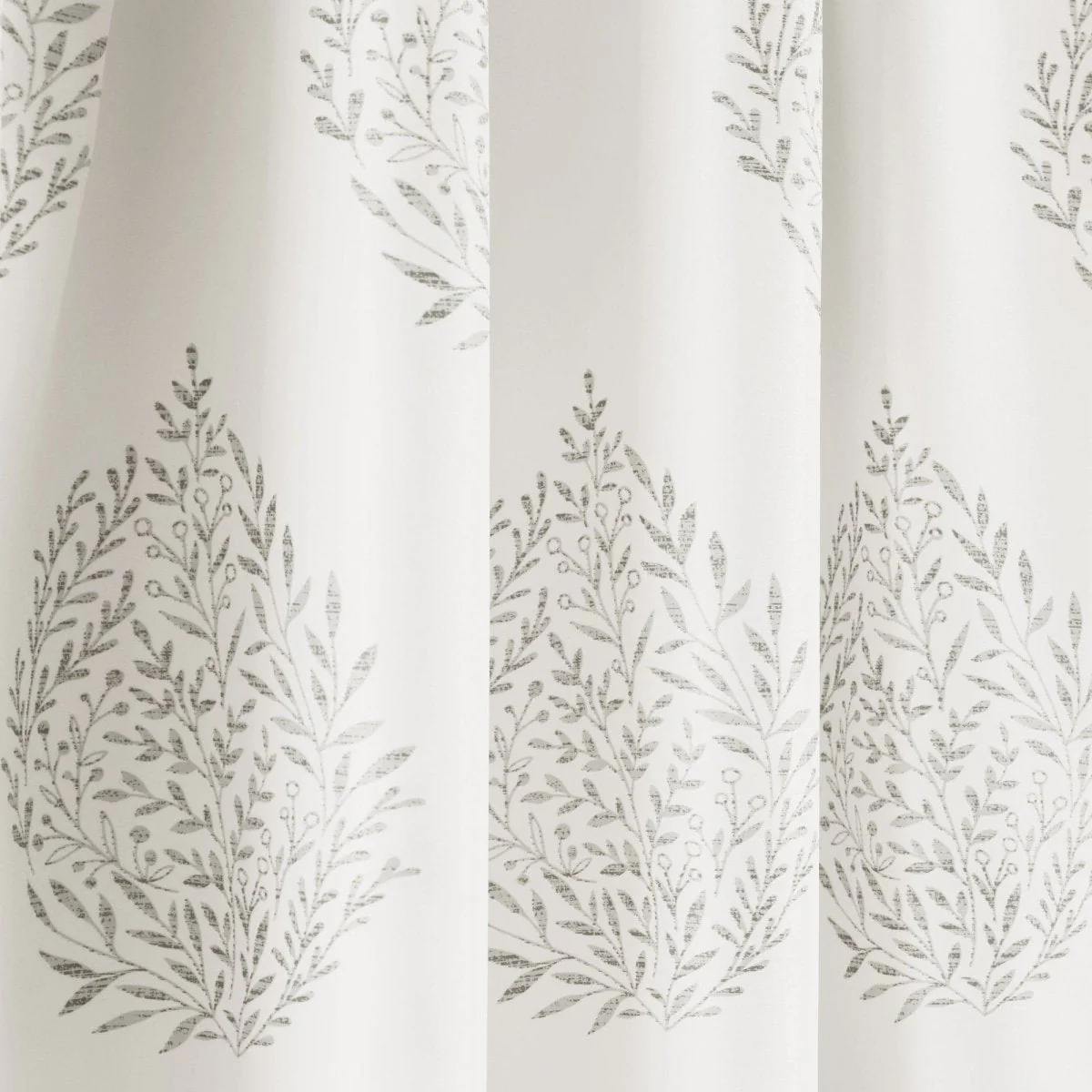 Teardrop Leaf Light Filtering Window Curtain Panel Set - Image 8