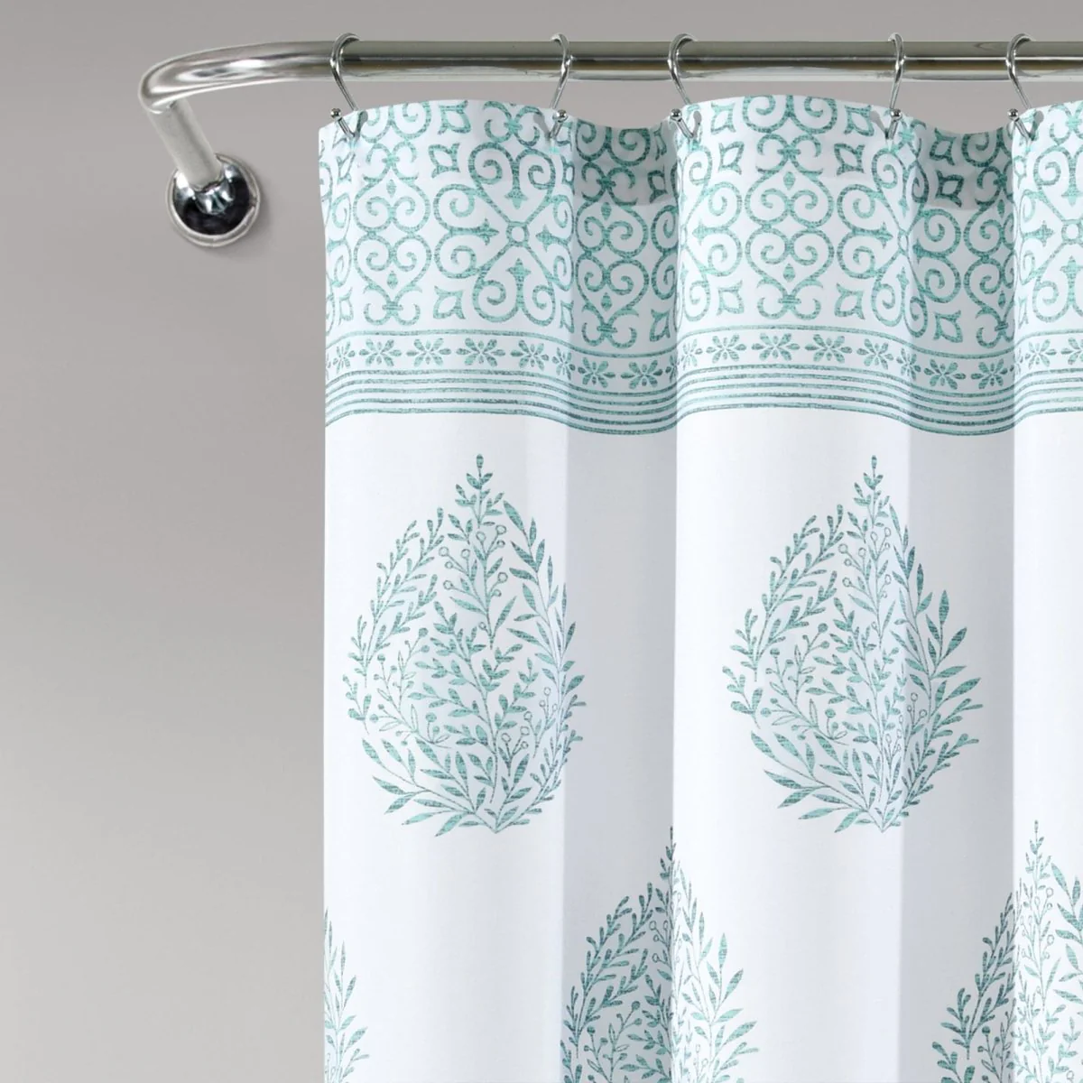 Teardrop Leaf Shower Curtain - Image 4
