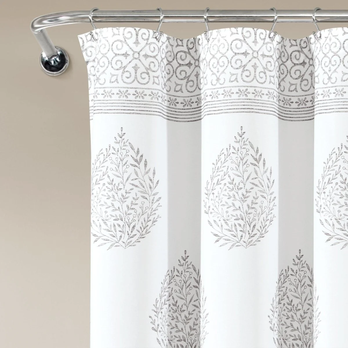 Teardrop Leaf Shower Curtain - Image 6