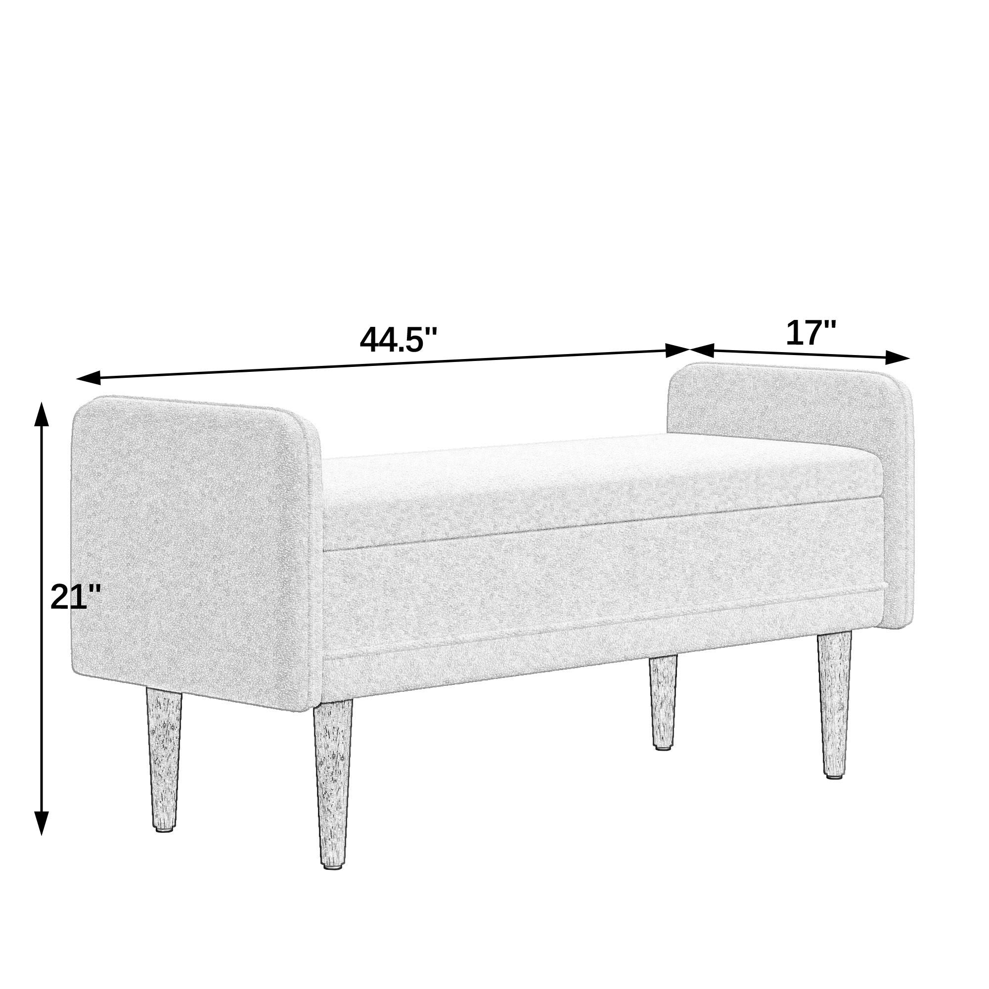 Teddy Storage Stool With Storage Space For Apartments - Image 4