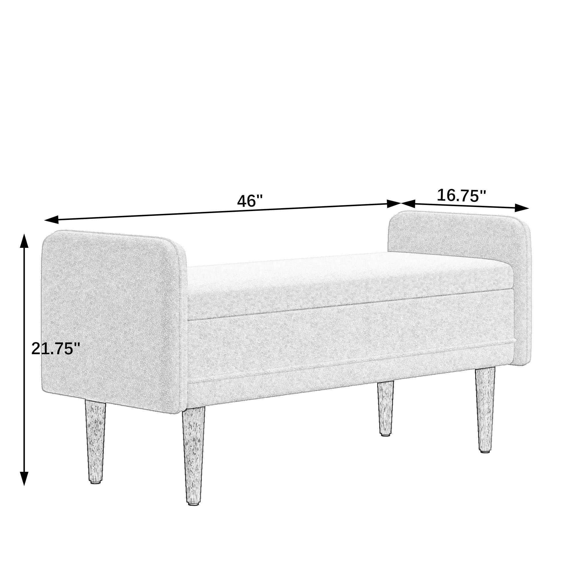 Teddy Storage Stool With Storage Space For Apartments - Image 5