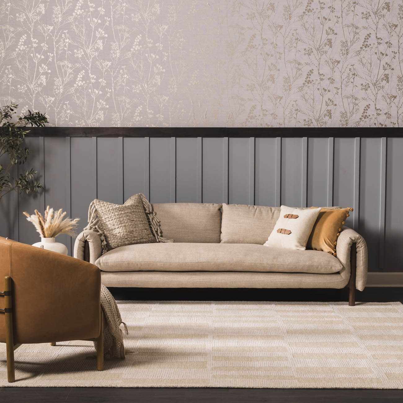 Teige Light Silver Area Rug - Image 3
