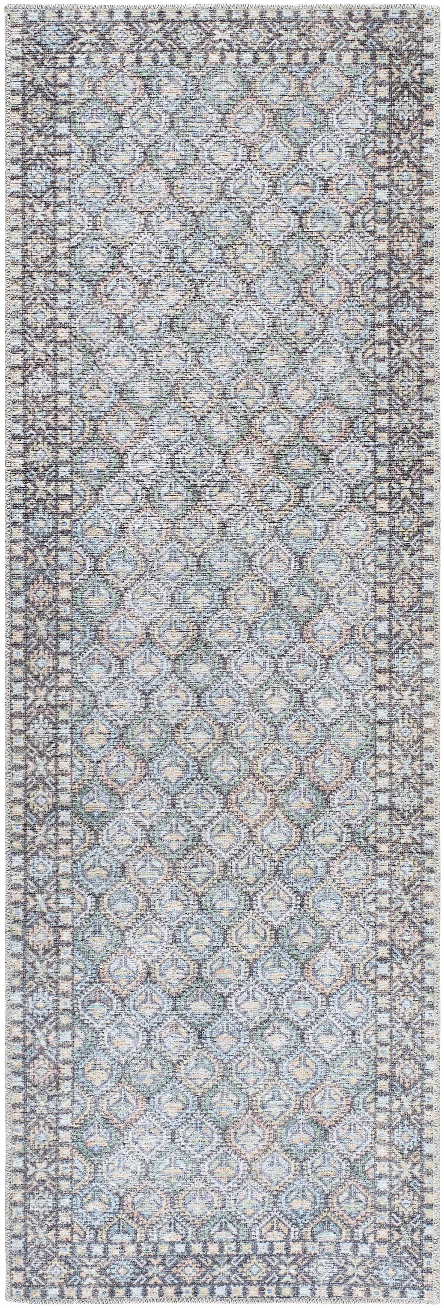 Telma Medium Green Washable Area Rug - Image 9