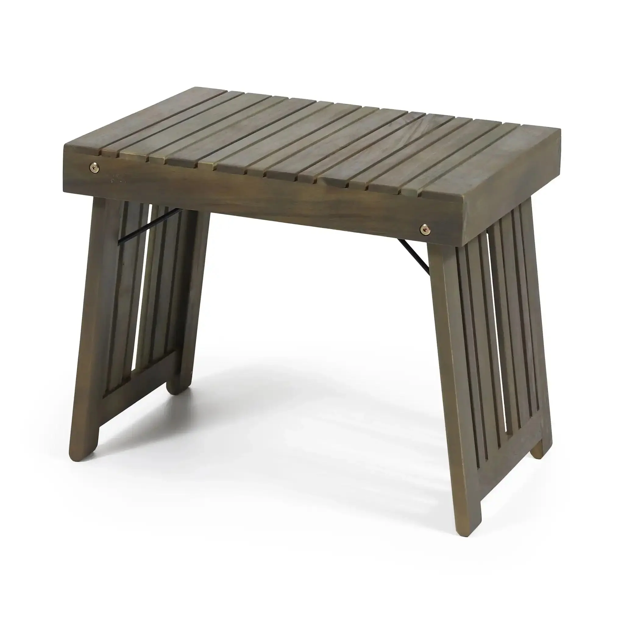 Temptation - Outdoor Foldable Side Table With Slat Design - Image 2