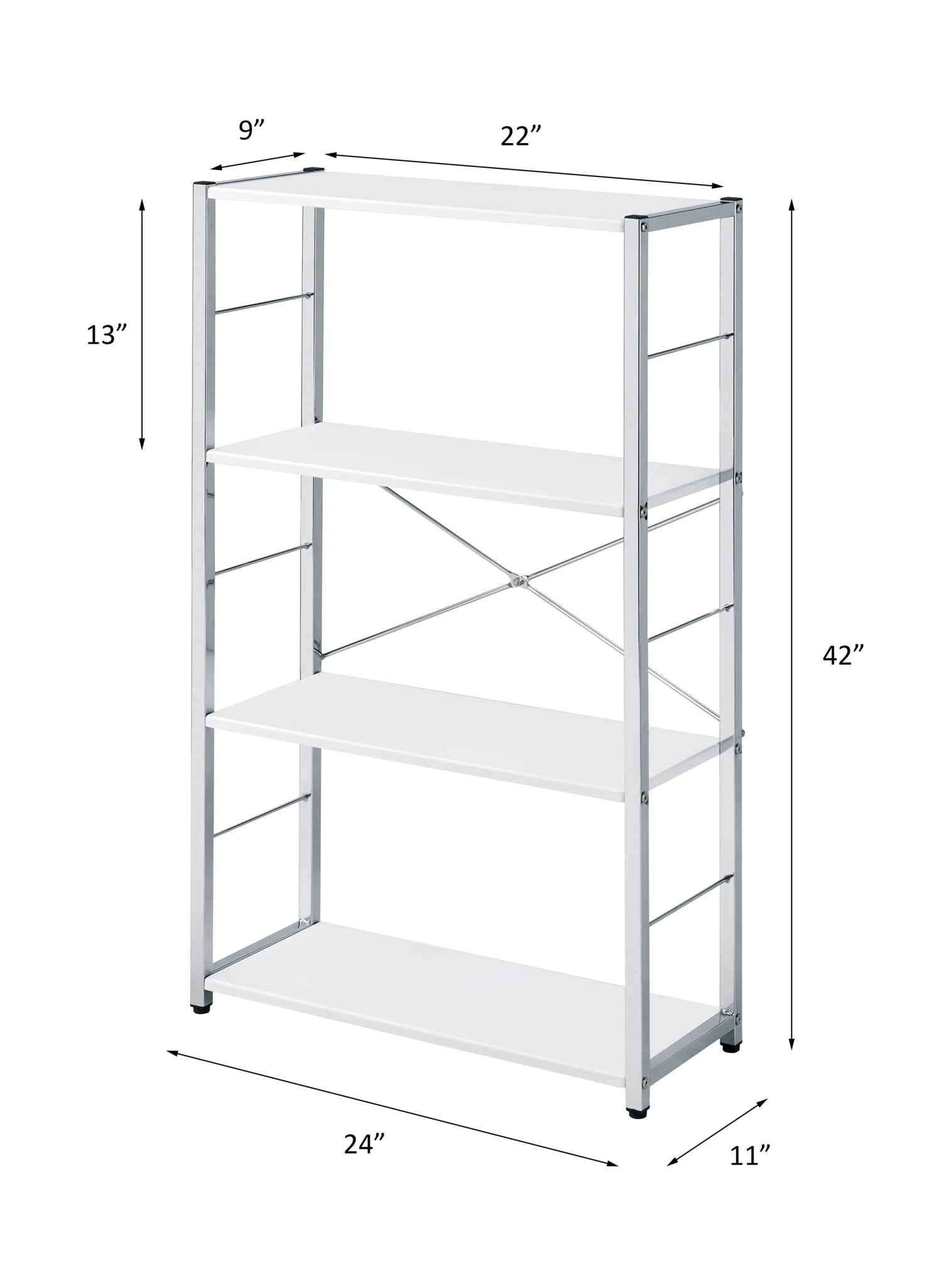 Tennos - Bookshelf - White - Image 3