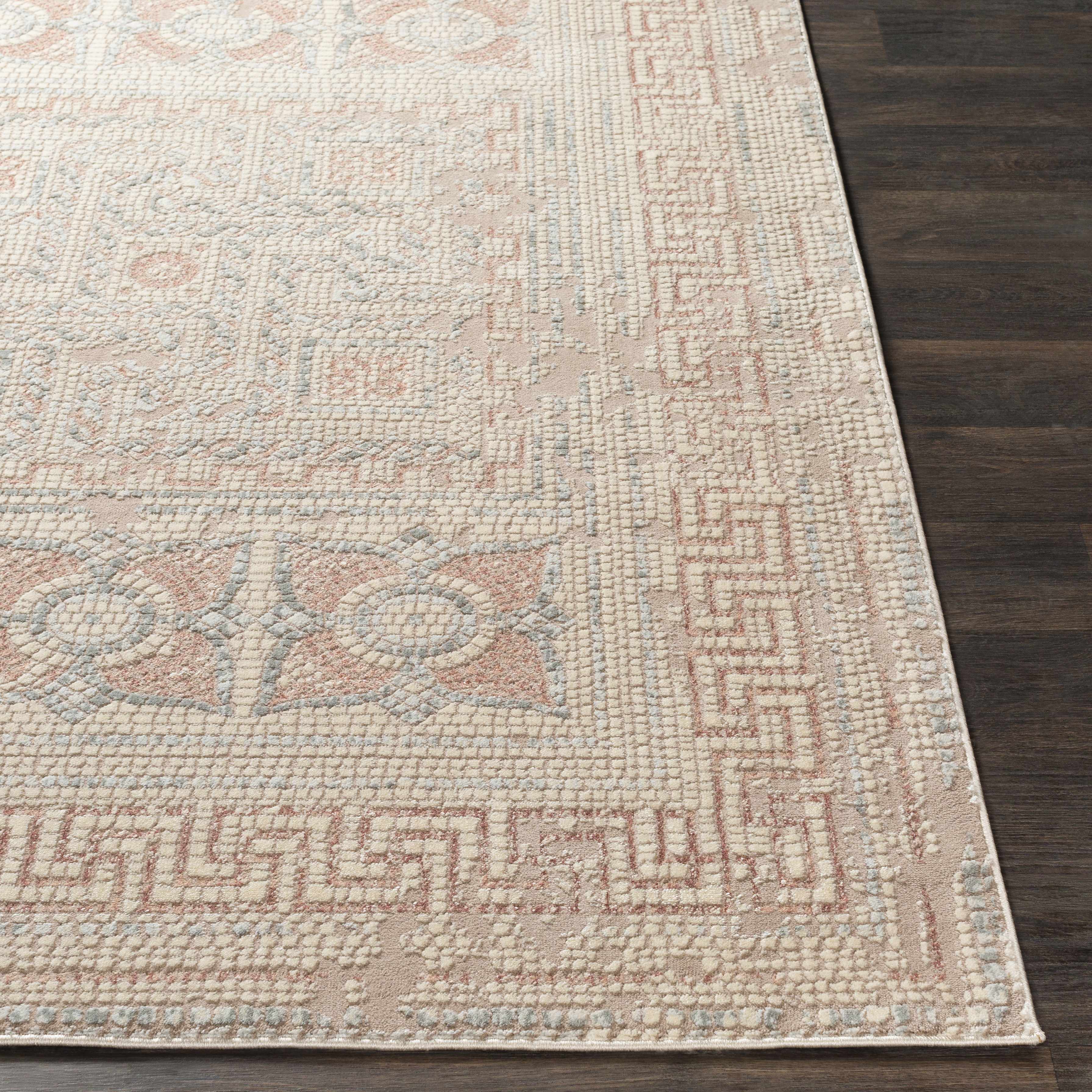 Terlingua Blush Greek Mosaic Carpet - Clearance - Image 4