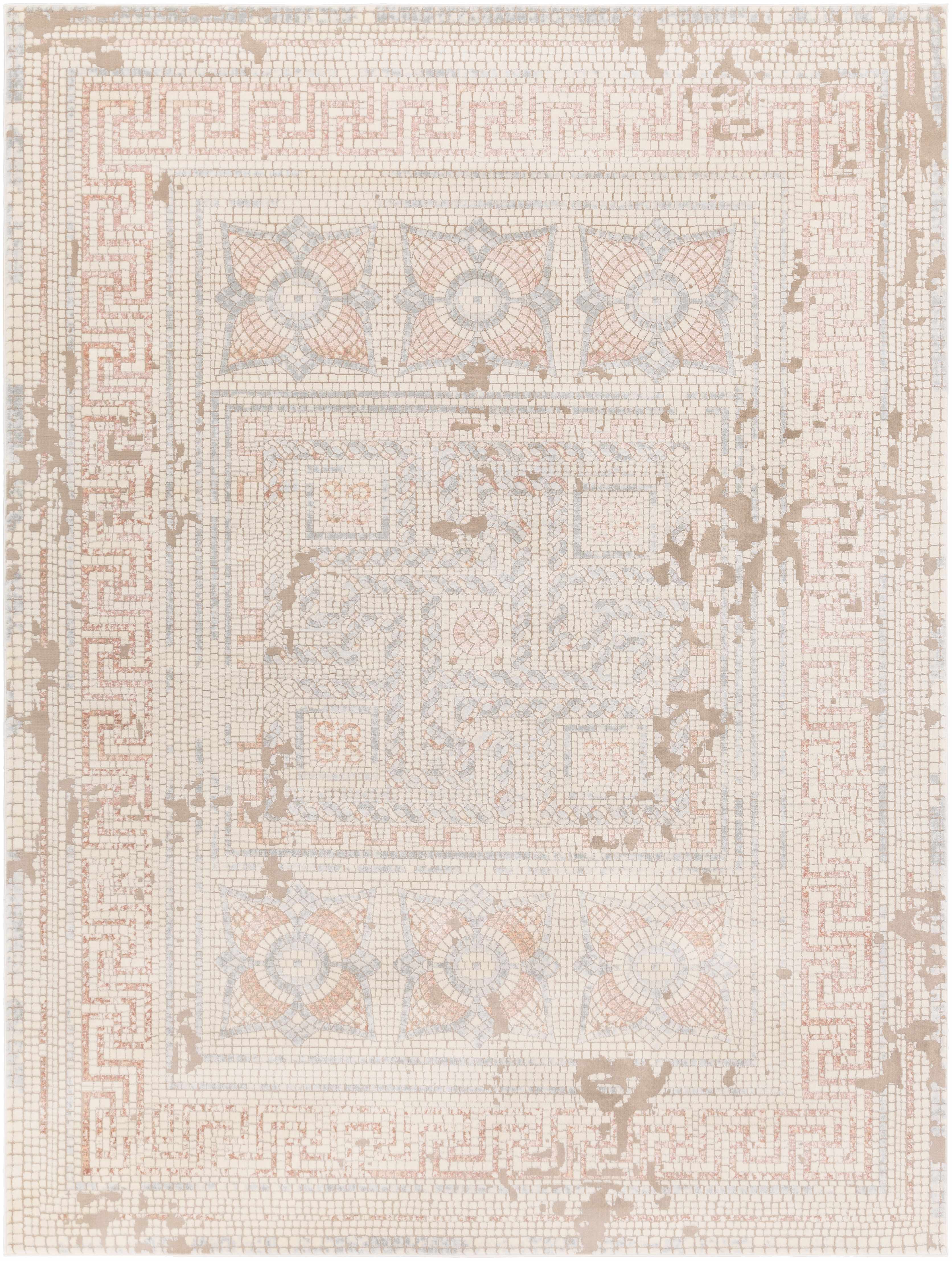 Terlingua Blush Greek Mosaic Carpet - Clearance - Image 8