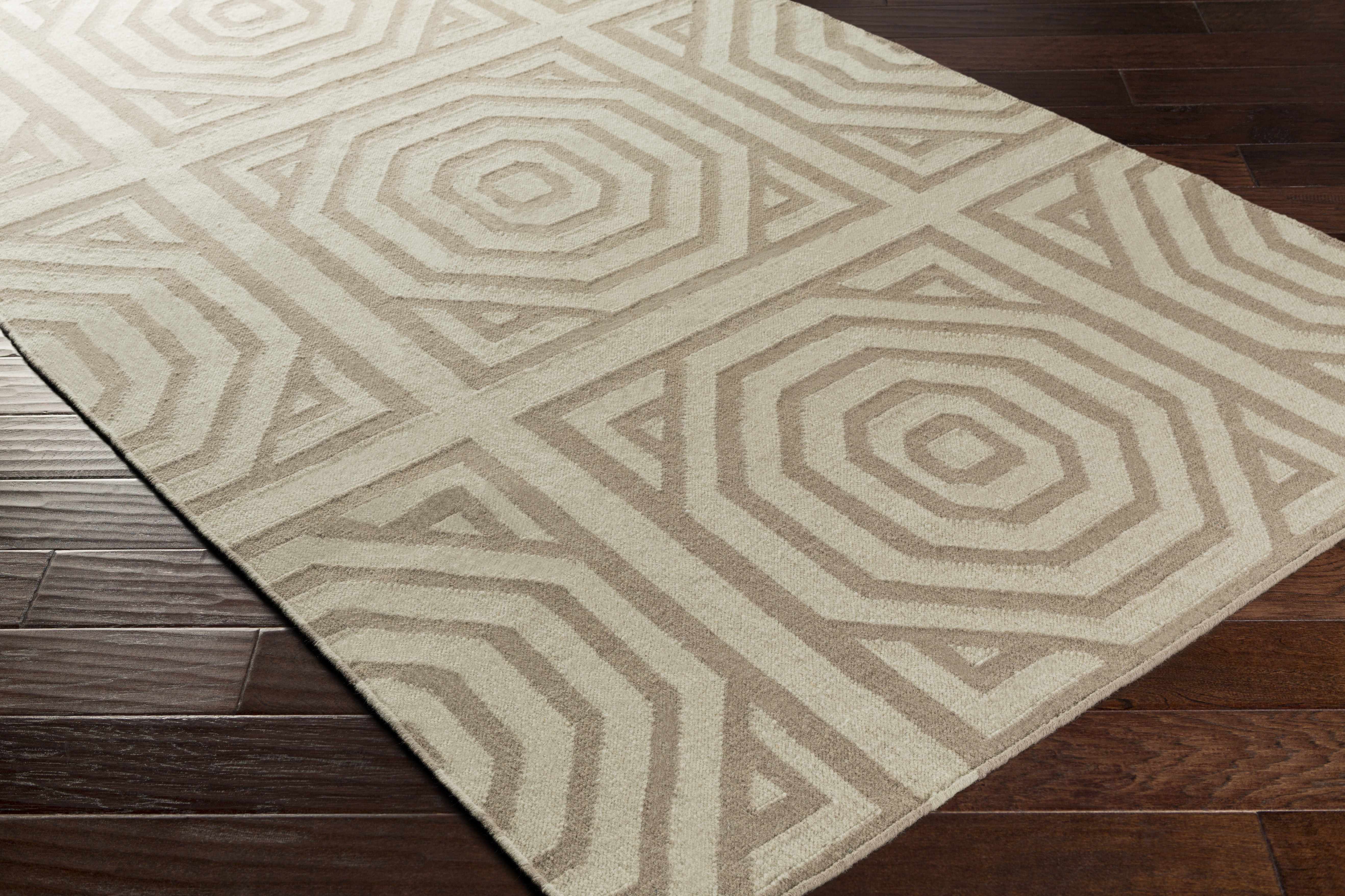Terlton Ivory Greek Geometric Rug - Clearance - Image 2
