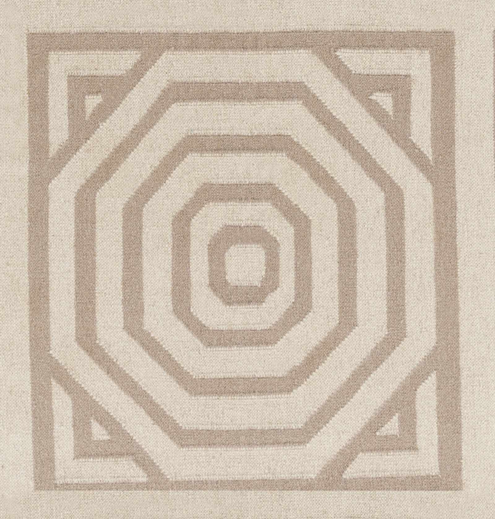 Terlton Ivory Greek Geometric Rug - Clearance - Image 3
