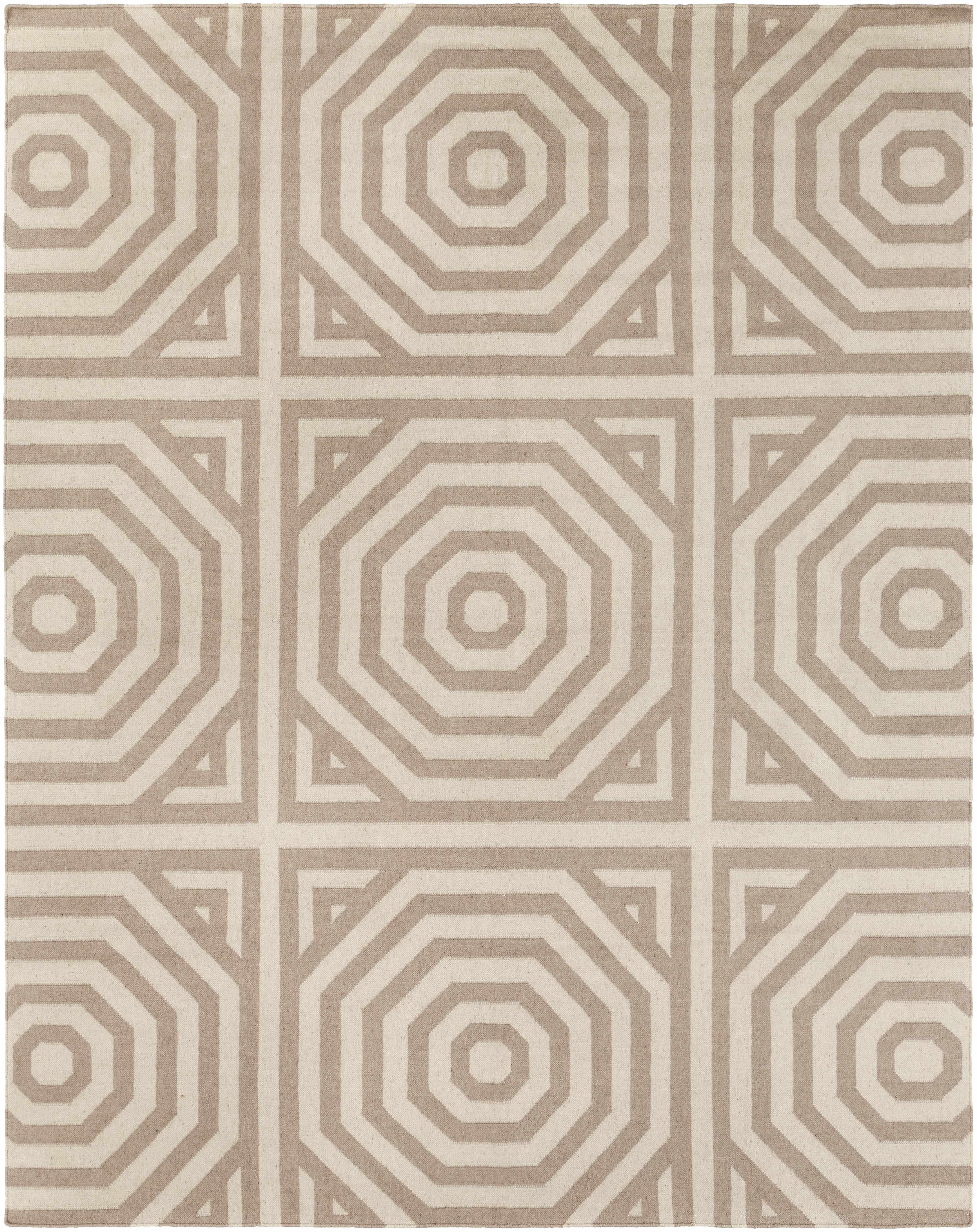 Terlton Ivory Greek Geometric Rug - Clearance - Image 4