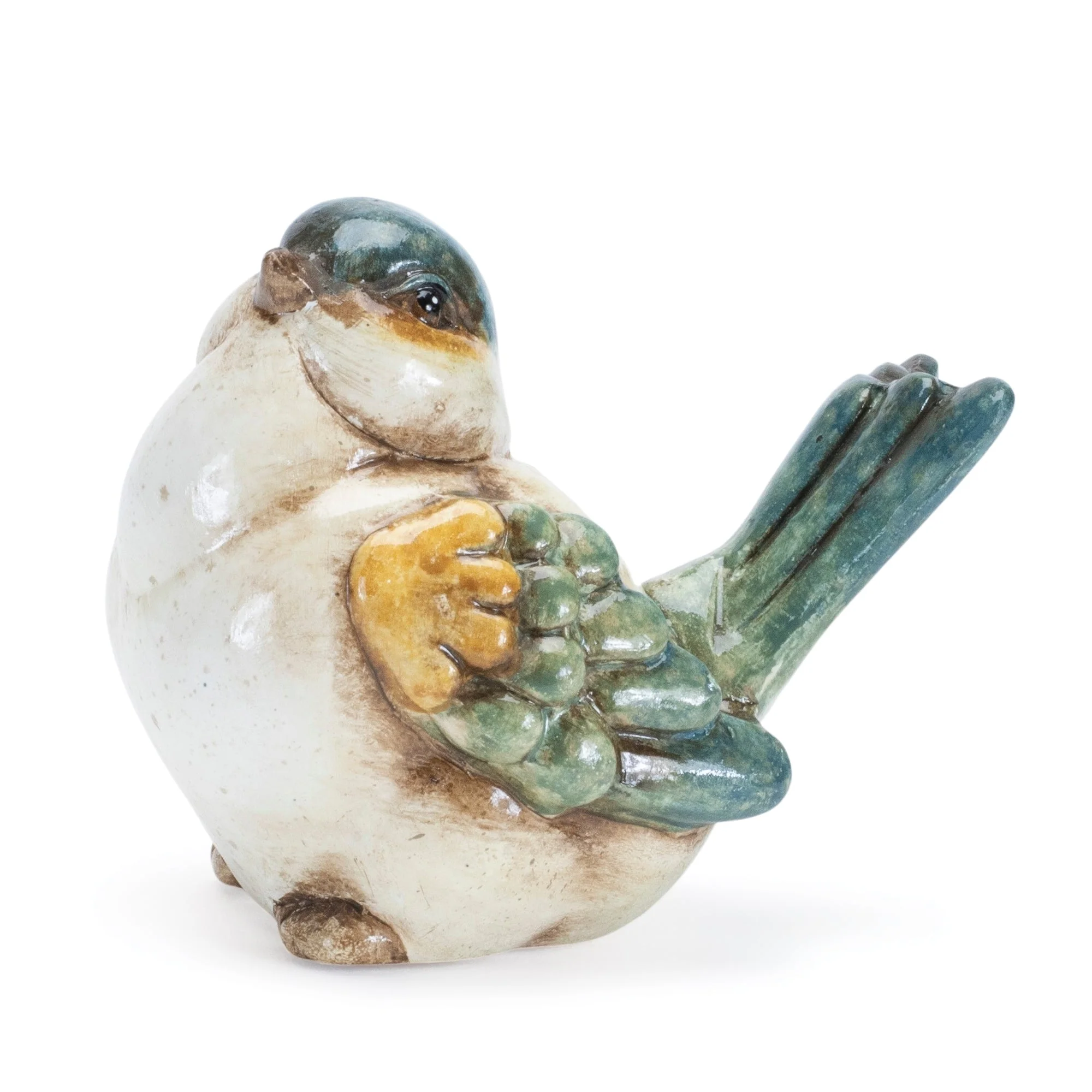 Terra Cotta Bird Figurine (Set of 6) - Image 3