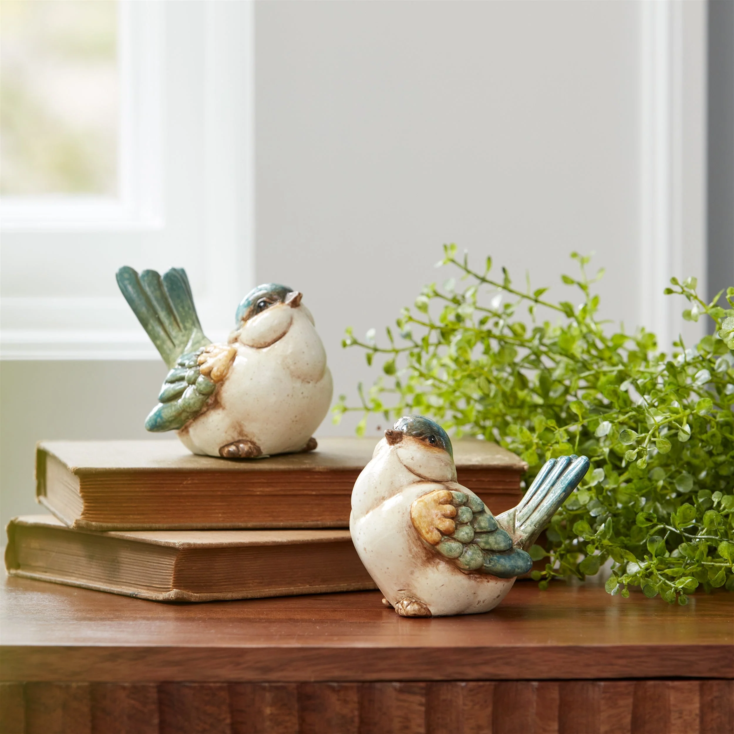 Terra Cotta Bird Figurine (Set of 6) - Image 4