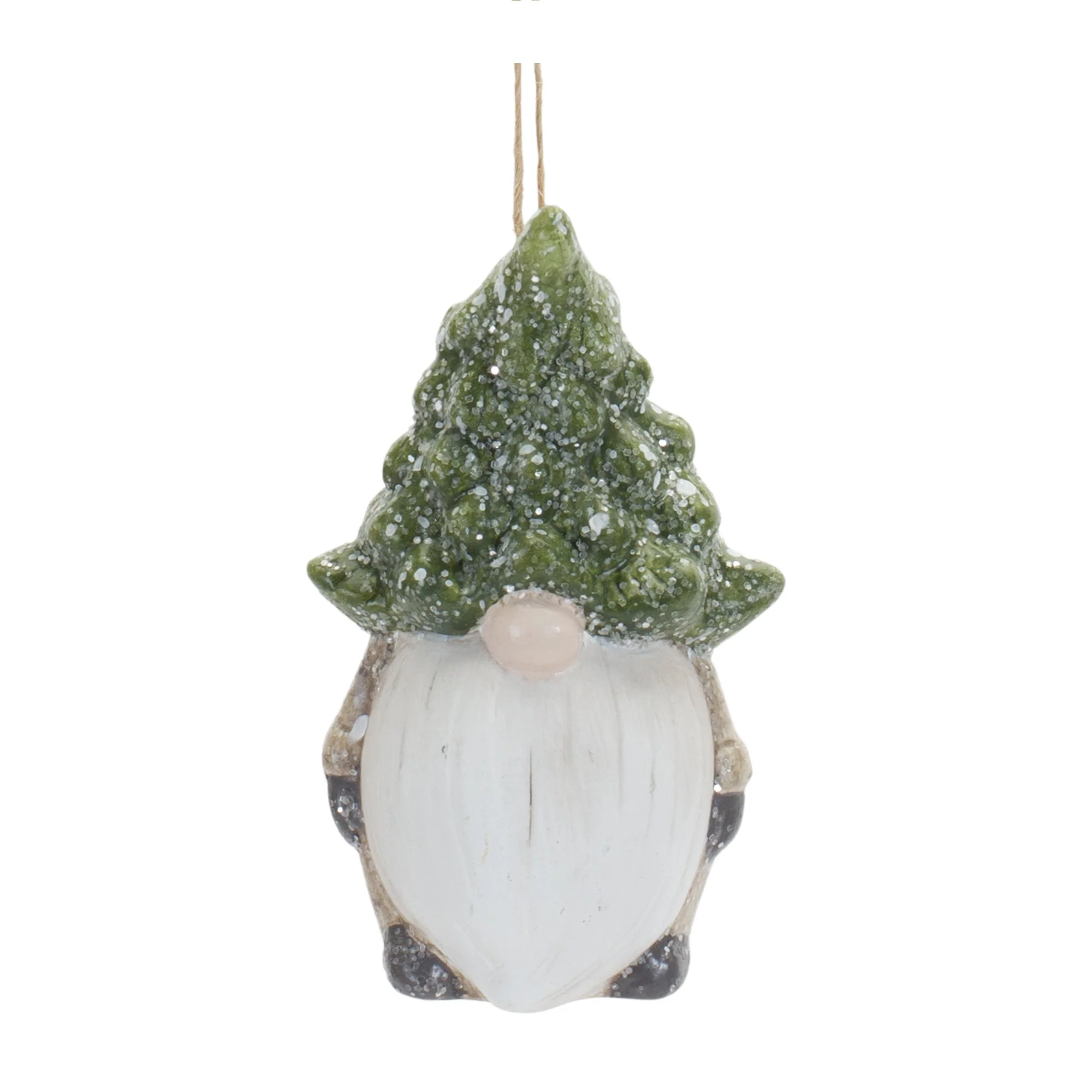 Terra Cotta Gnome with Pine Tree Hat Ornament (Set of 6) - Image 3