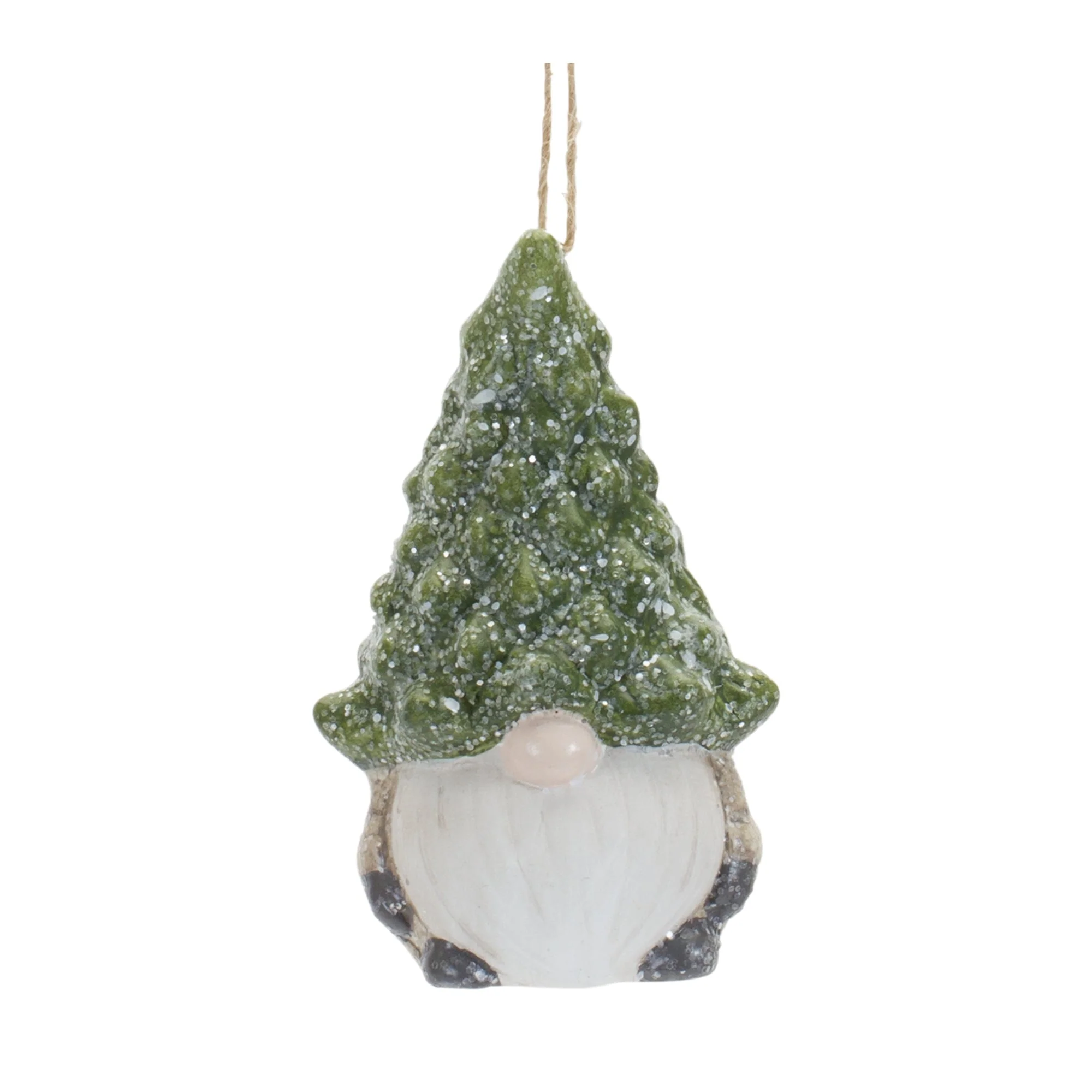 Terra Cotta Gnome with Pine Tree Hat Ornament (Set of 6) - Image 4