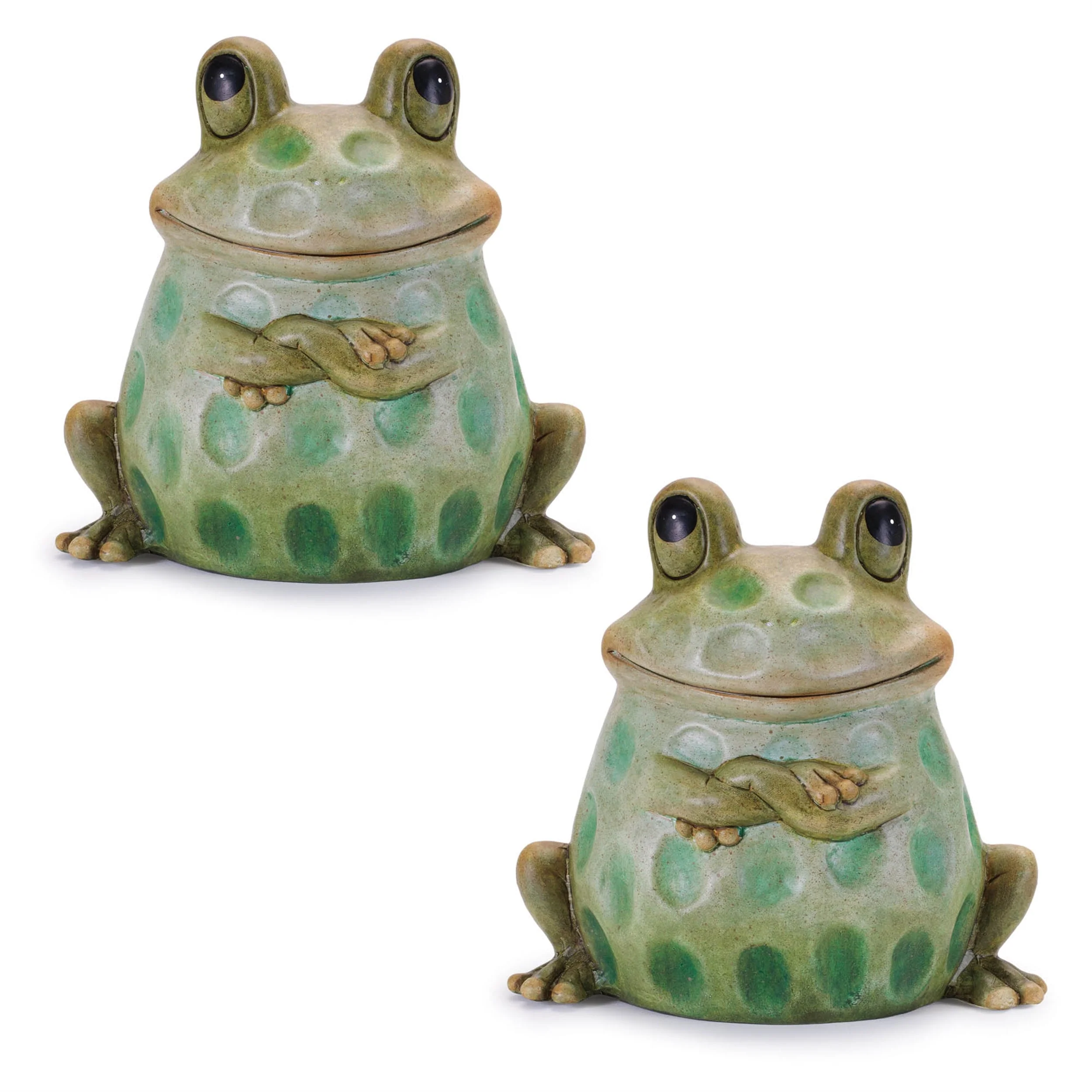 Terra Cotta Sitting Garden Frog (Set of 4) - Image 4