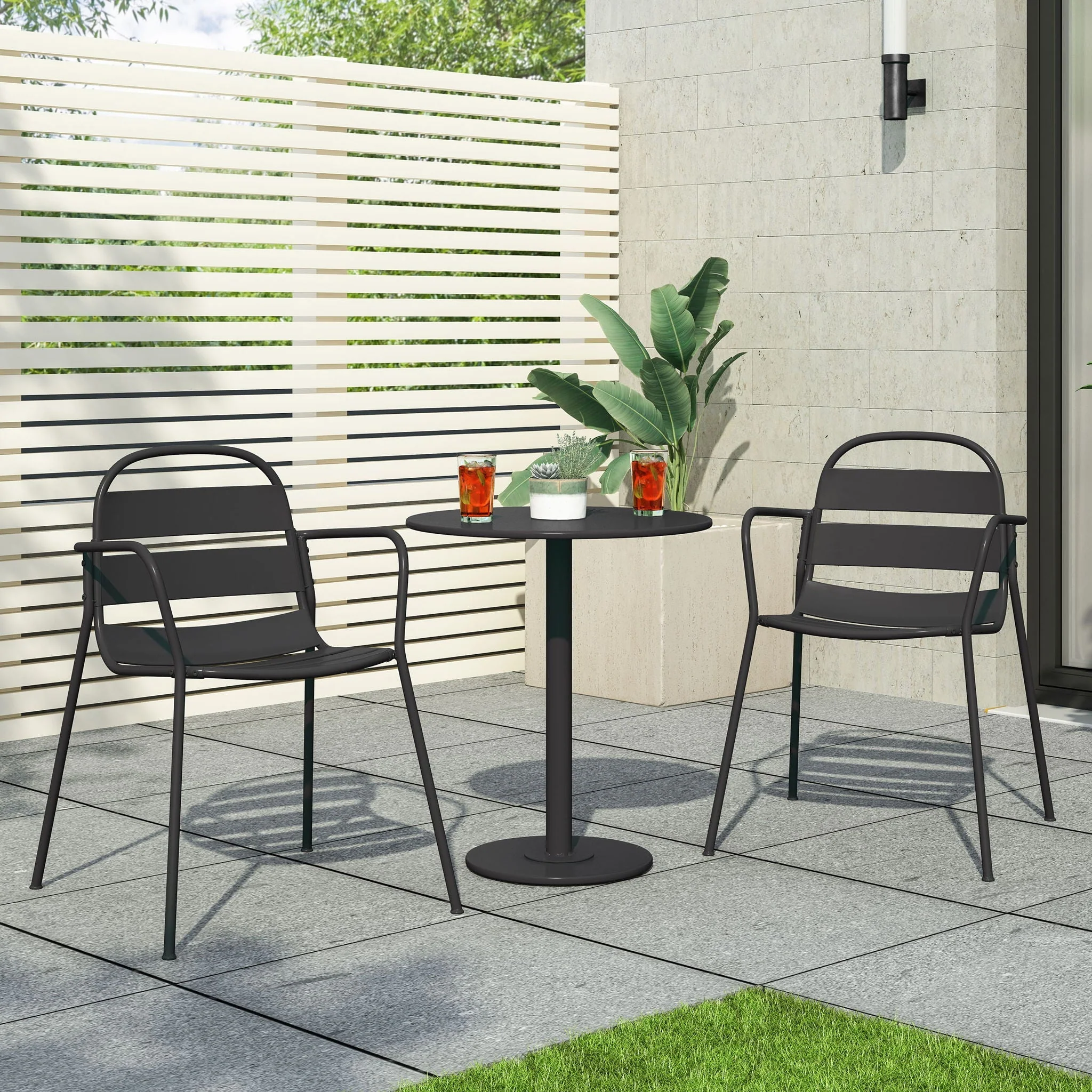 Terra Nova - Bistro Set - Matte Black - Image 3