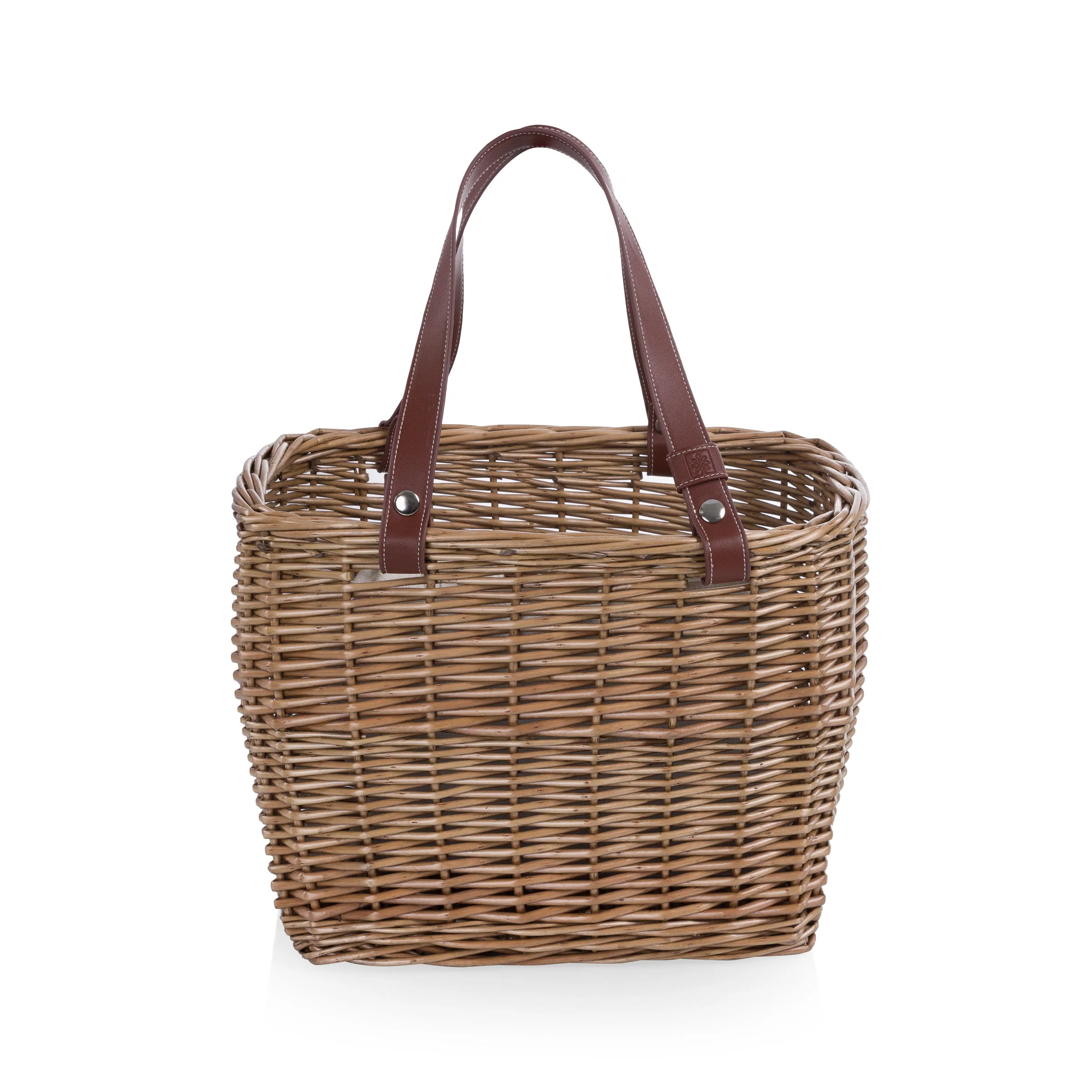 Terrabella Earth Friendly Handwoven Picnic Basket Set for 2 - Image 6