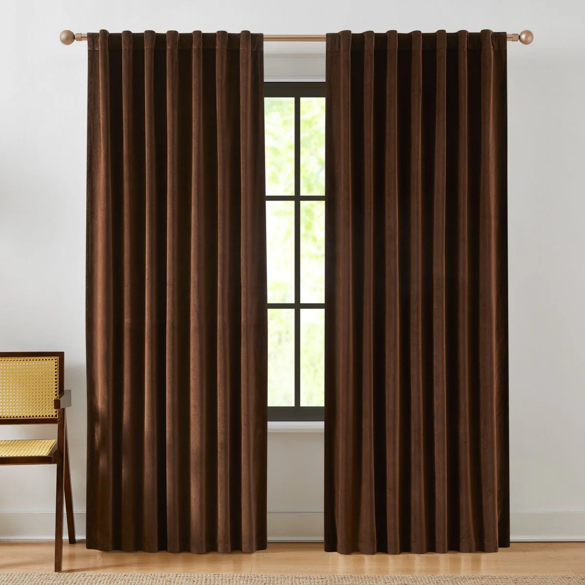 Terran Velvet Blackout Window Curtain Panels - Image 10