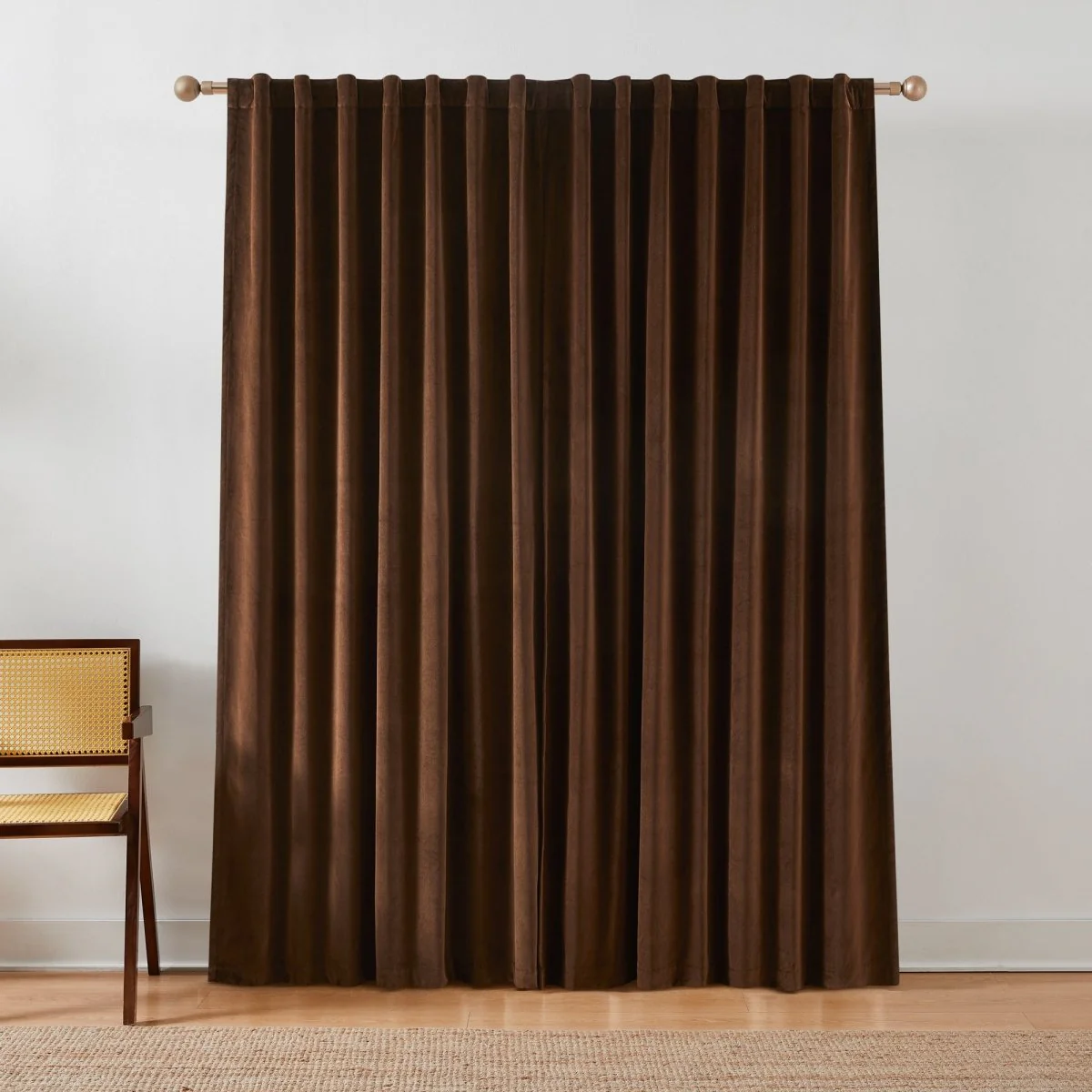 Terran Velvet Blackout Window Curtain Panels - Image 11