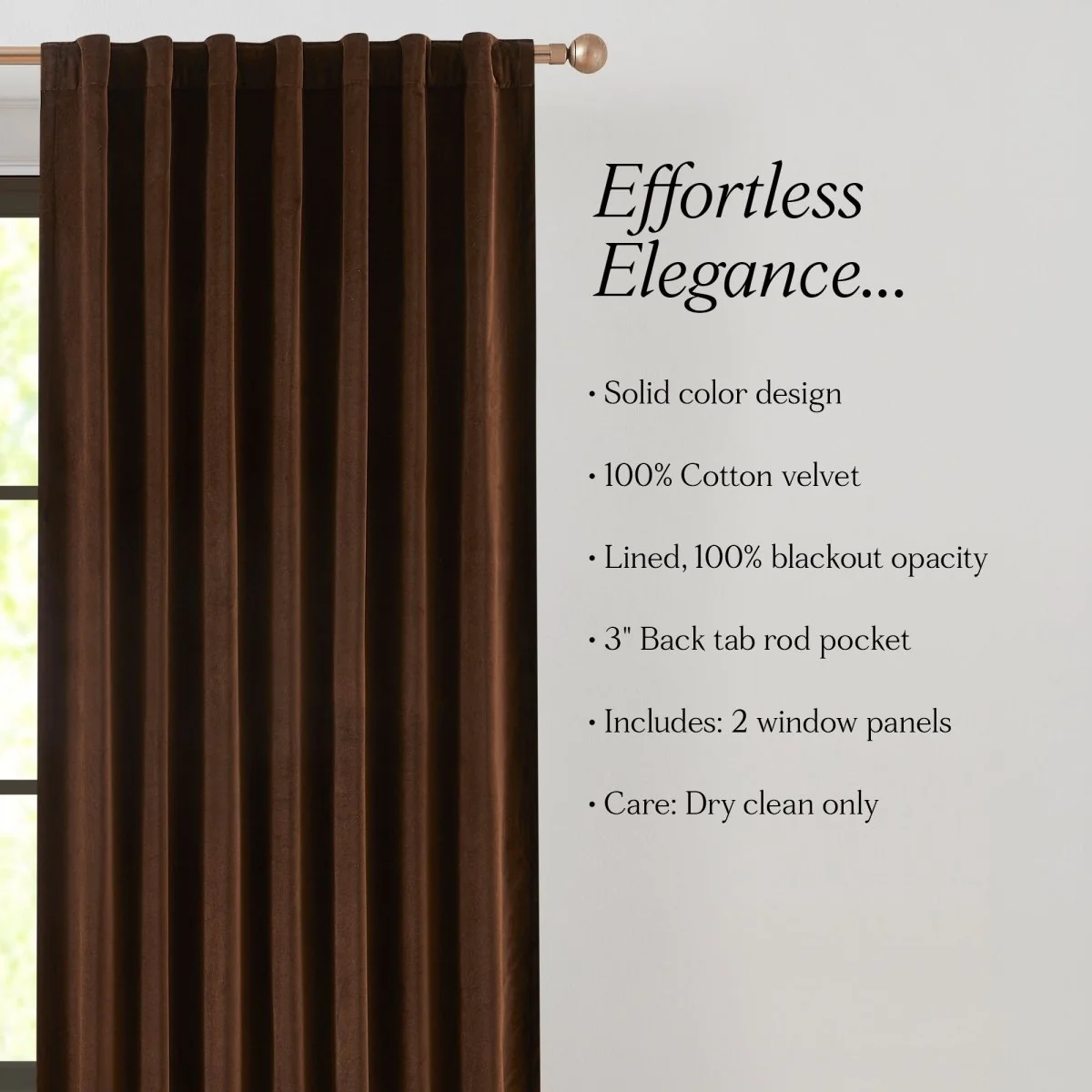 Terran Velvet Blackout Window Curtain Panels - Image 16