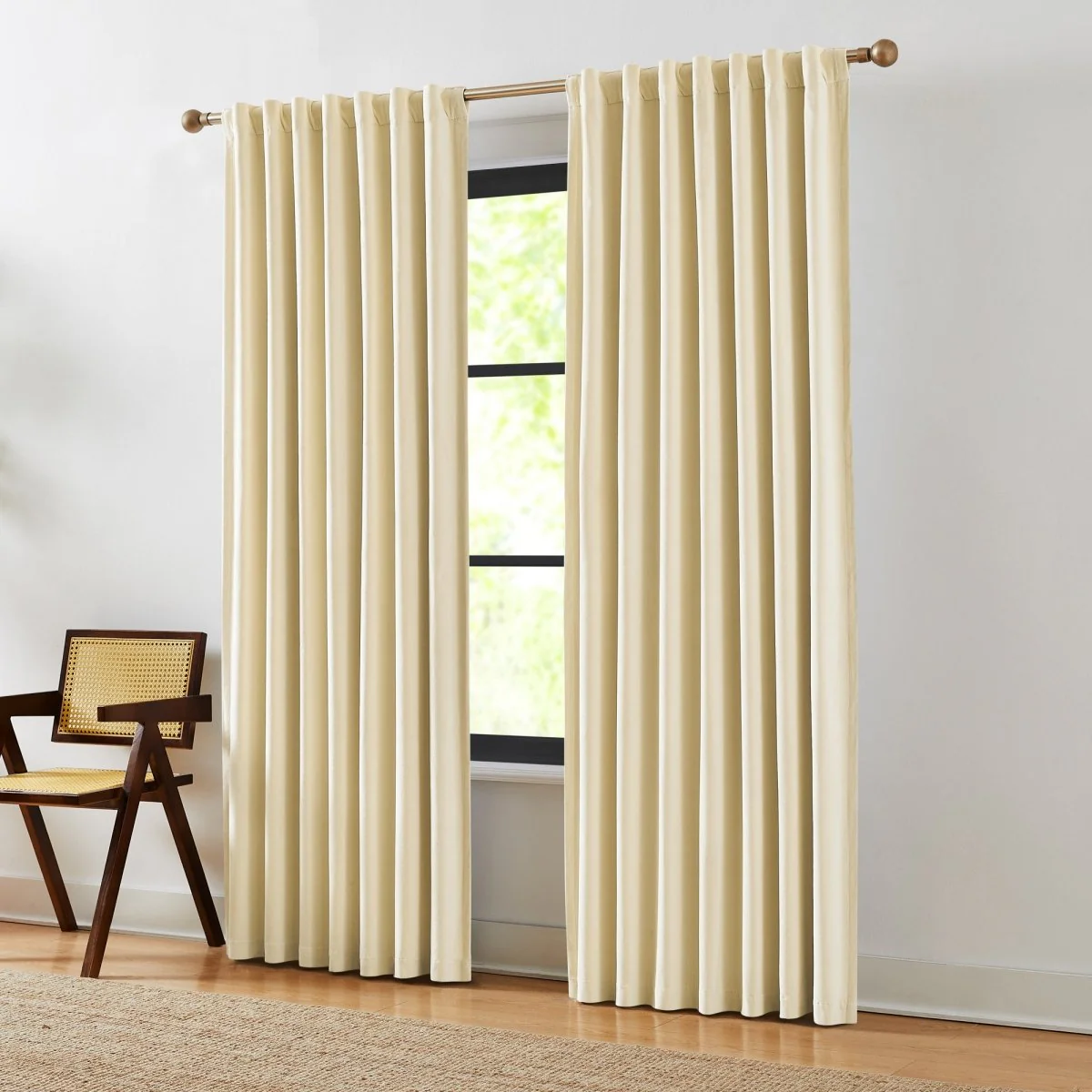 Terran Velvet Blackout Window Curtain Panels - Image 3
