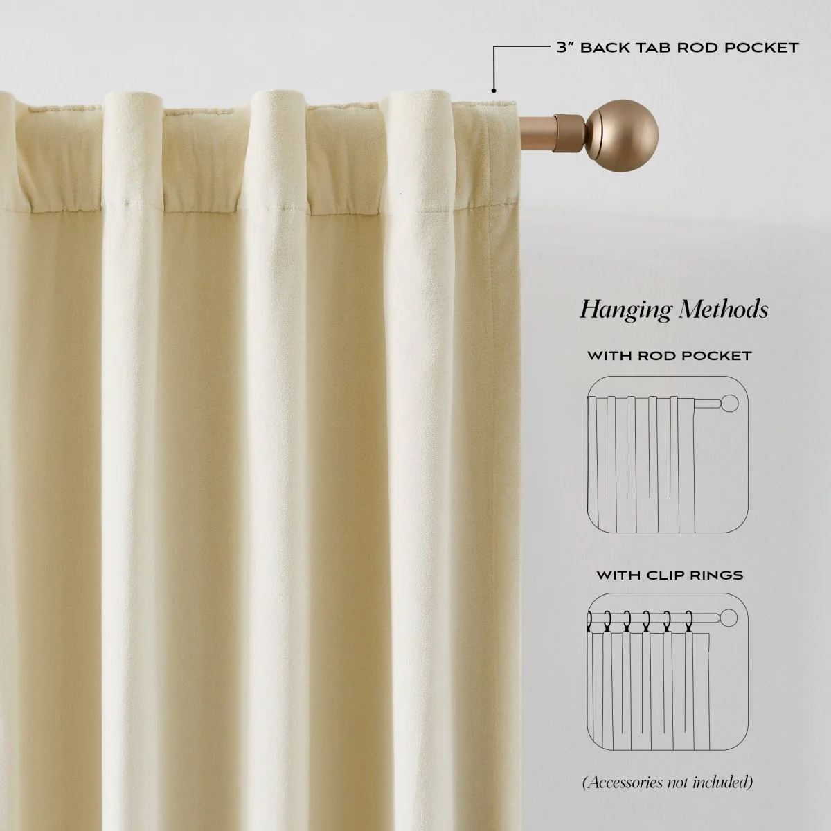 Terran Velvet Blackout Window Curtain Panels - Image 8