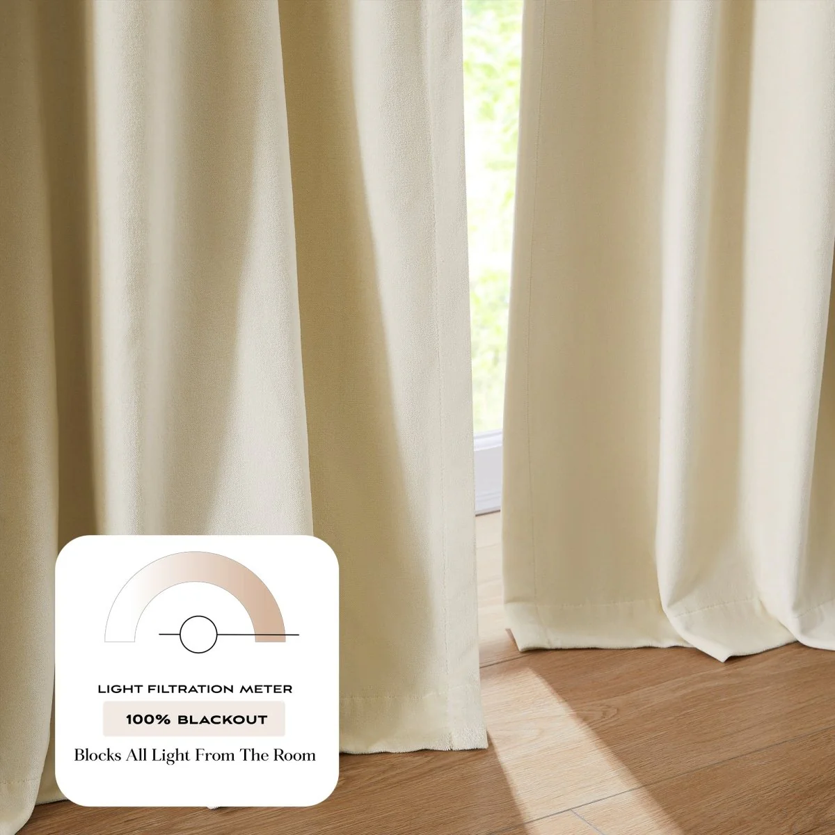 Terran Velvet Blackout Window Curtain Panels - Image 9