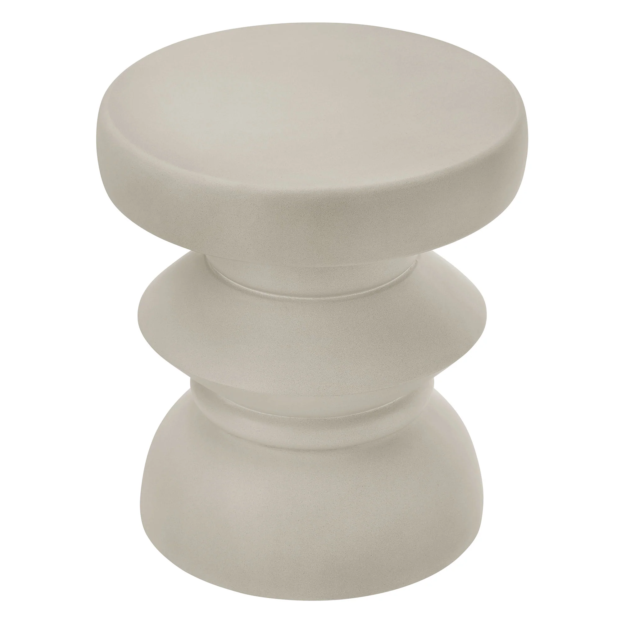 Terza Indoor Outdoor Patio Concrete Side Table by Modway - Image 4