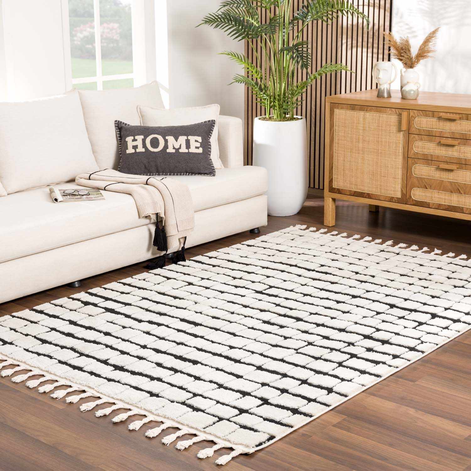 Teshi Checkered Area Rug - Clearance - Image 12