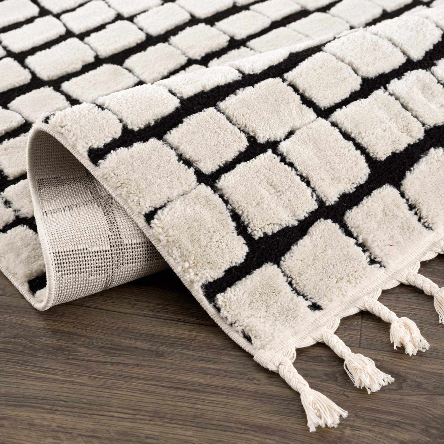 Teshi Checkered Area Rug - Clearance - Image 8